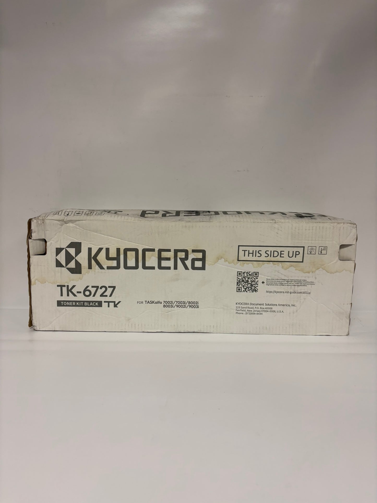 Genuine Kyocera 7003i,8002i,8003i,9002i Black Toner TK-6727(Water Damaged Box)