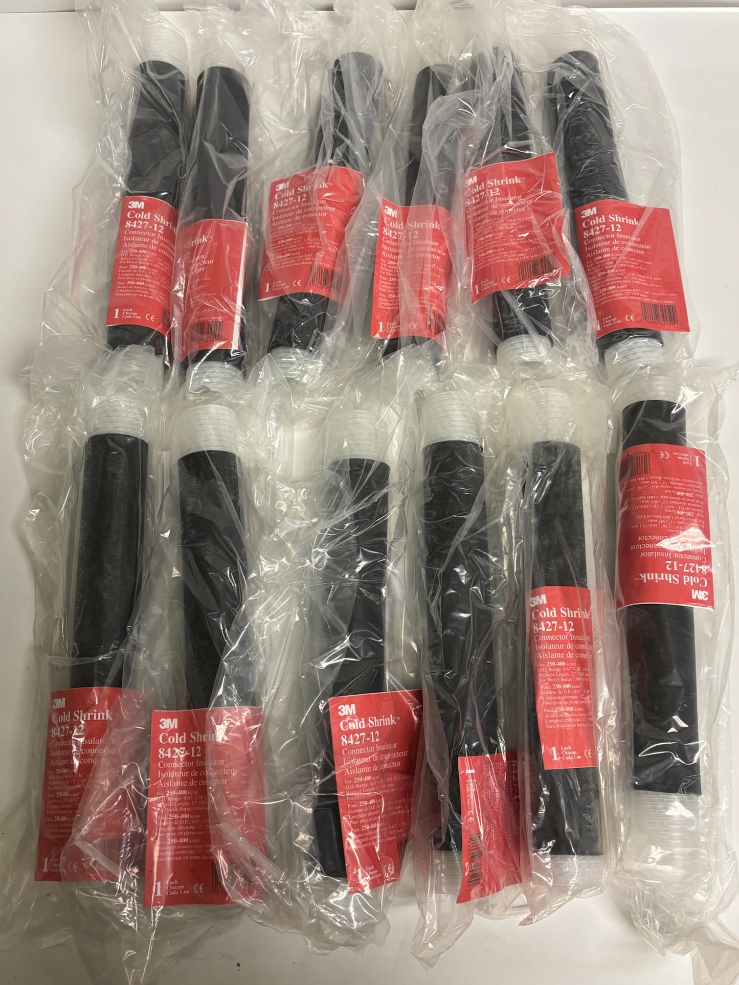 12 PK 3M (8427-12) Cold Shrink Insulator 250-400 Kcmil (125-200 mm)