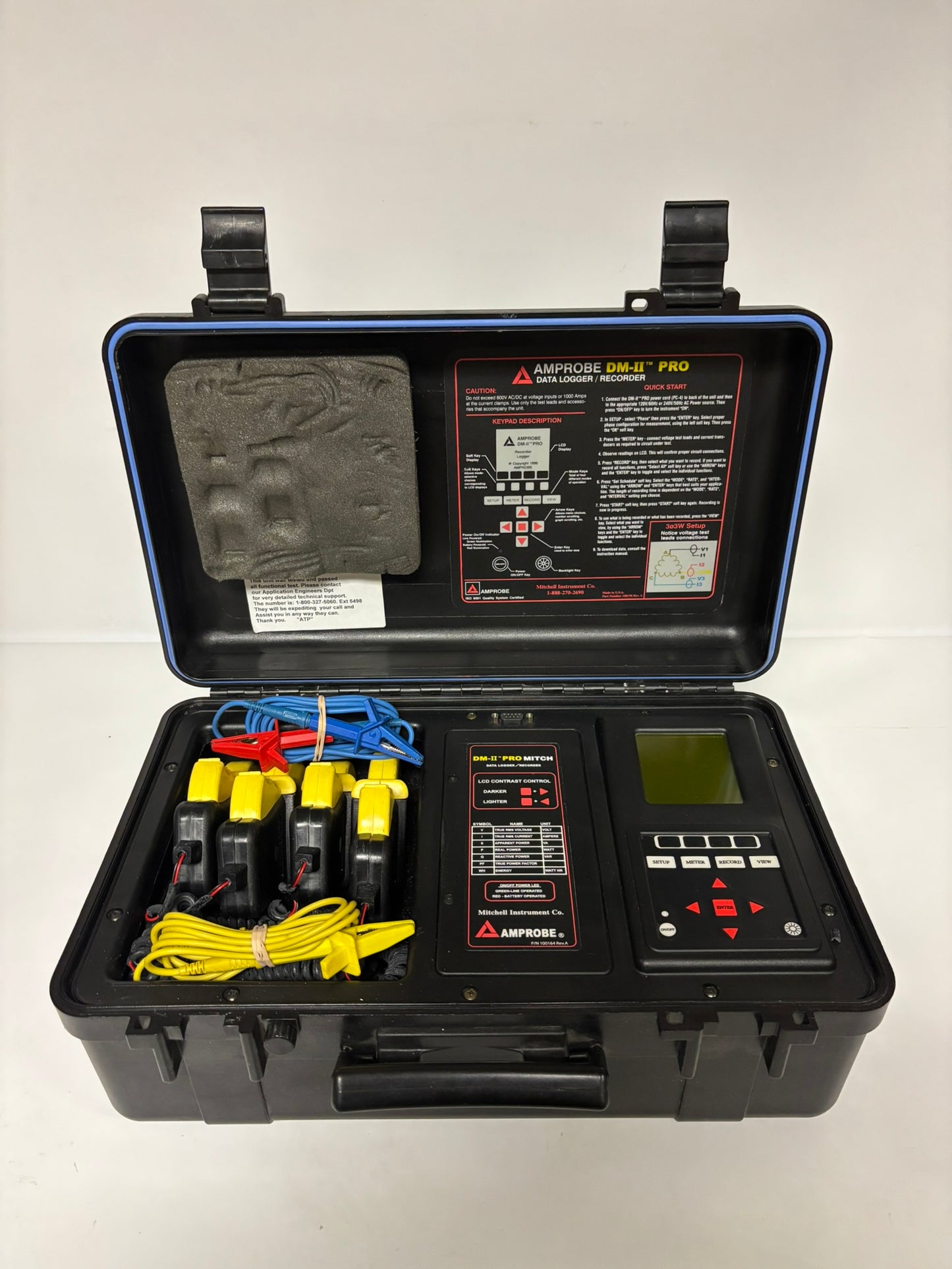 Used AMPROBE Mitchell Instrument Co. DM-II PRO Data Logger (100198 Rev.A)
