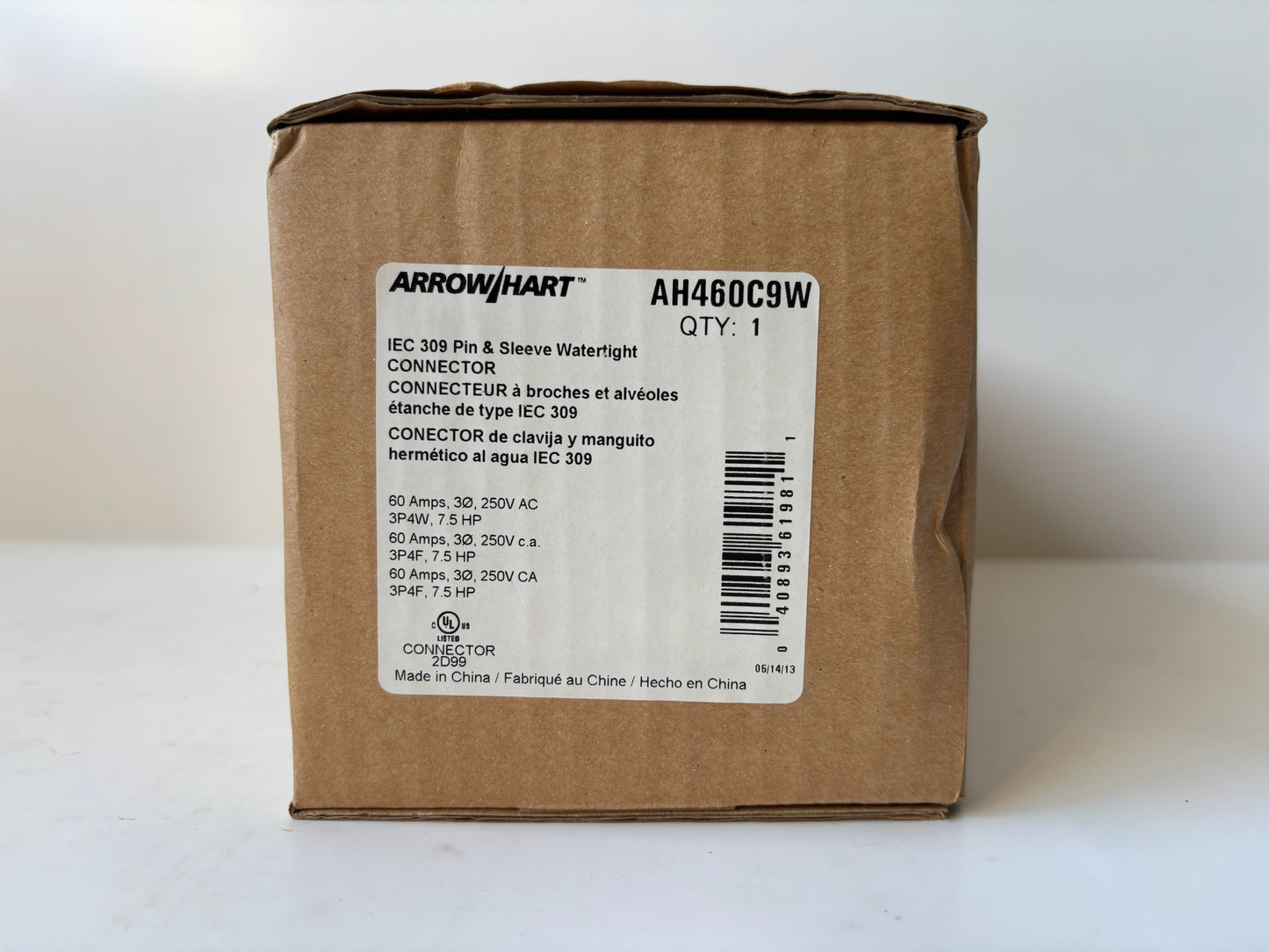 Arrowhart AH460C9W IEC 309 Pin & Sleeve Watertight Connector