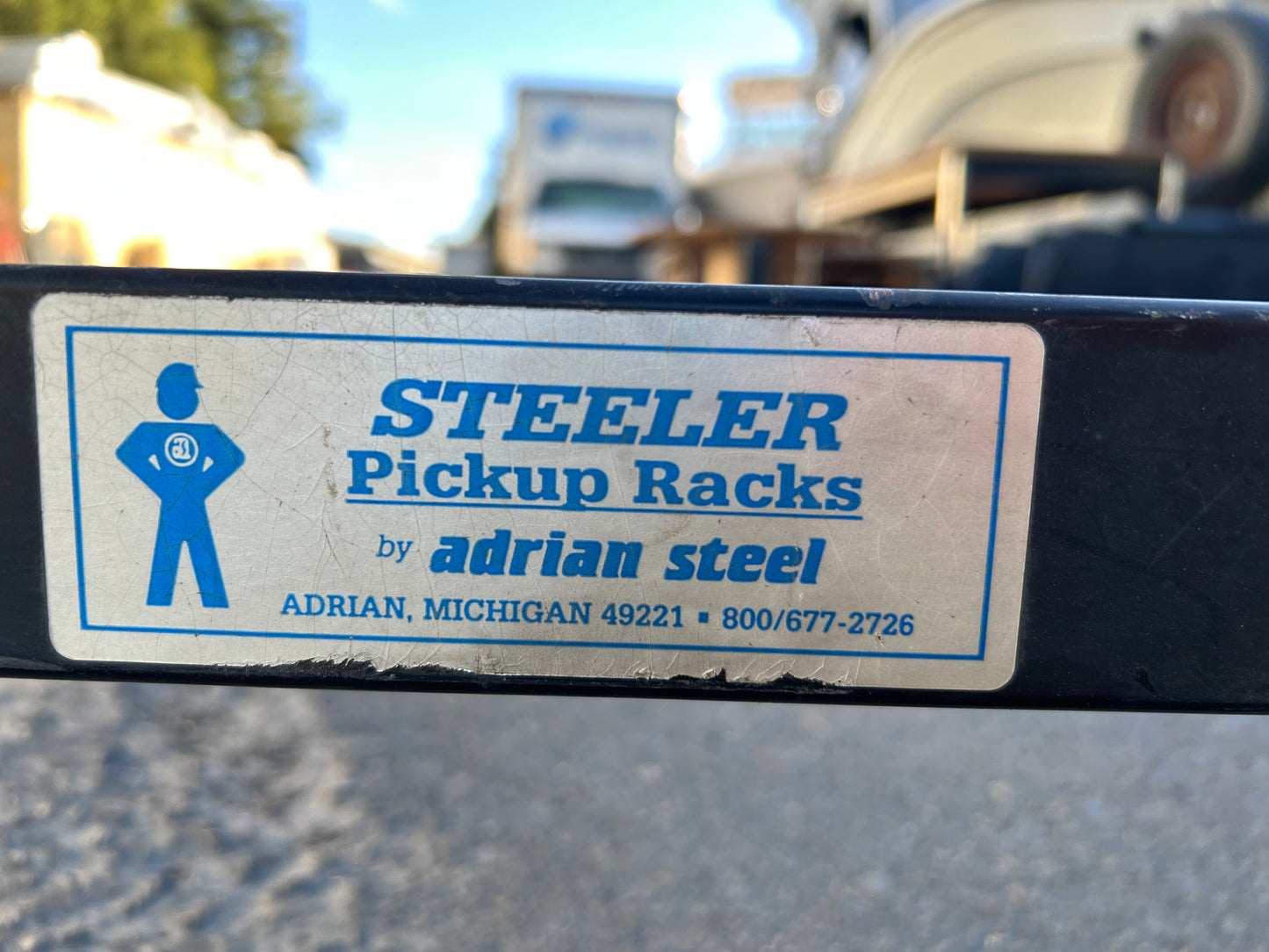 Steeler Pickup Racks by Adrian Steel 11 ft x 5.5 ft with 4 Straps attached
