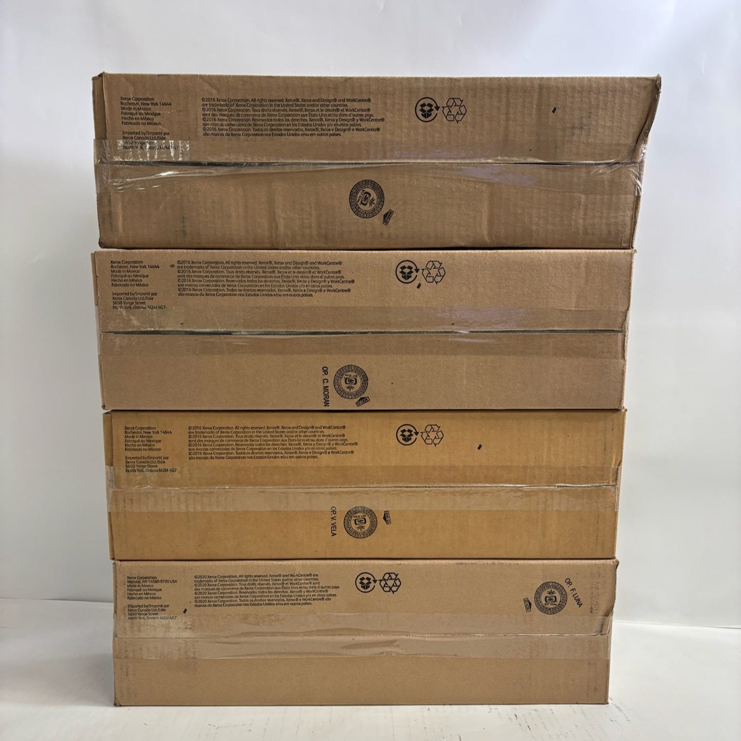 4 New Genuine Xerox WC7120,7125,7220,7225 CMYK Drums 013R00657,658,659,660