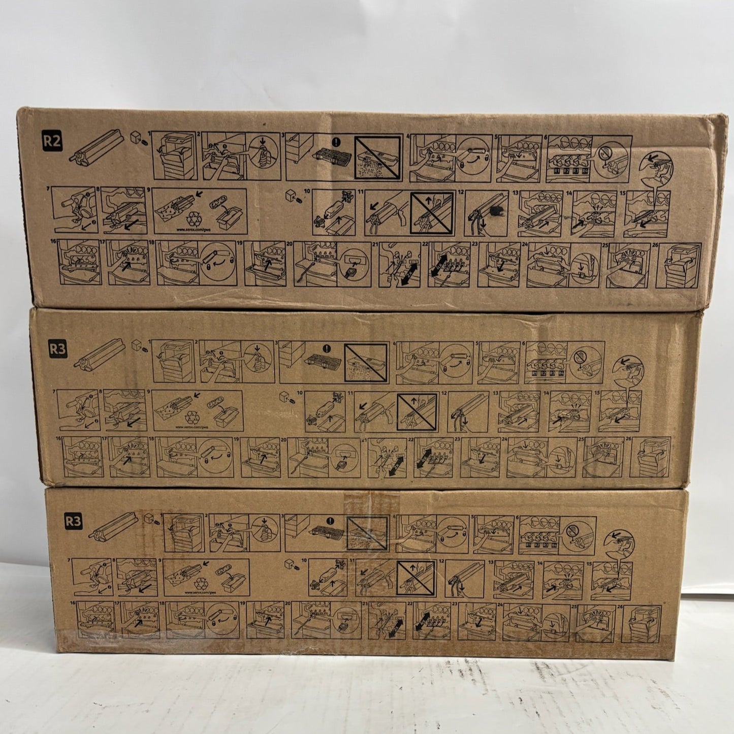 3 Genuine Xerox WC 7120,7125,7220,7225 Cyan & Magenta Drums 013R00659, 13R00660