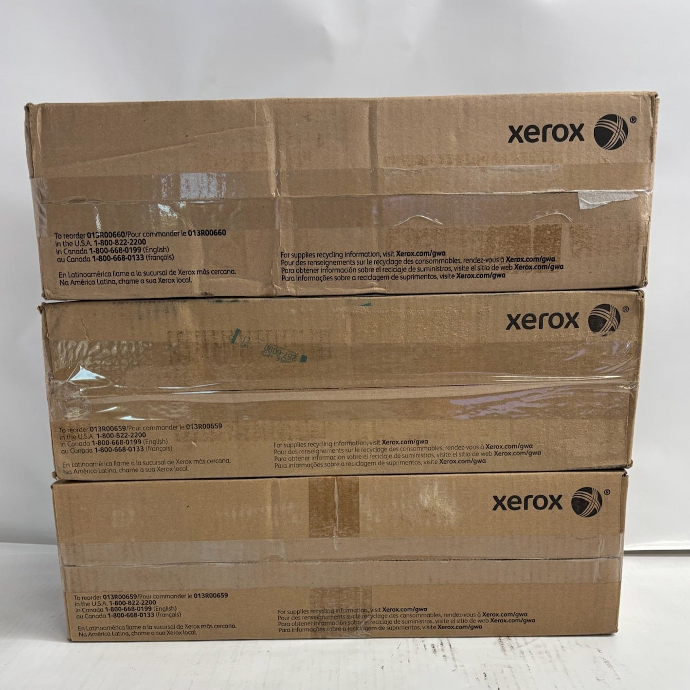 3 Genuine Xerox WC 7120,7125,7220,7225 Cyan & Magenta Drums 013R00659, 13R00660