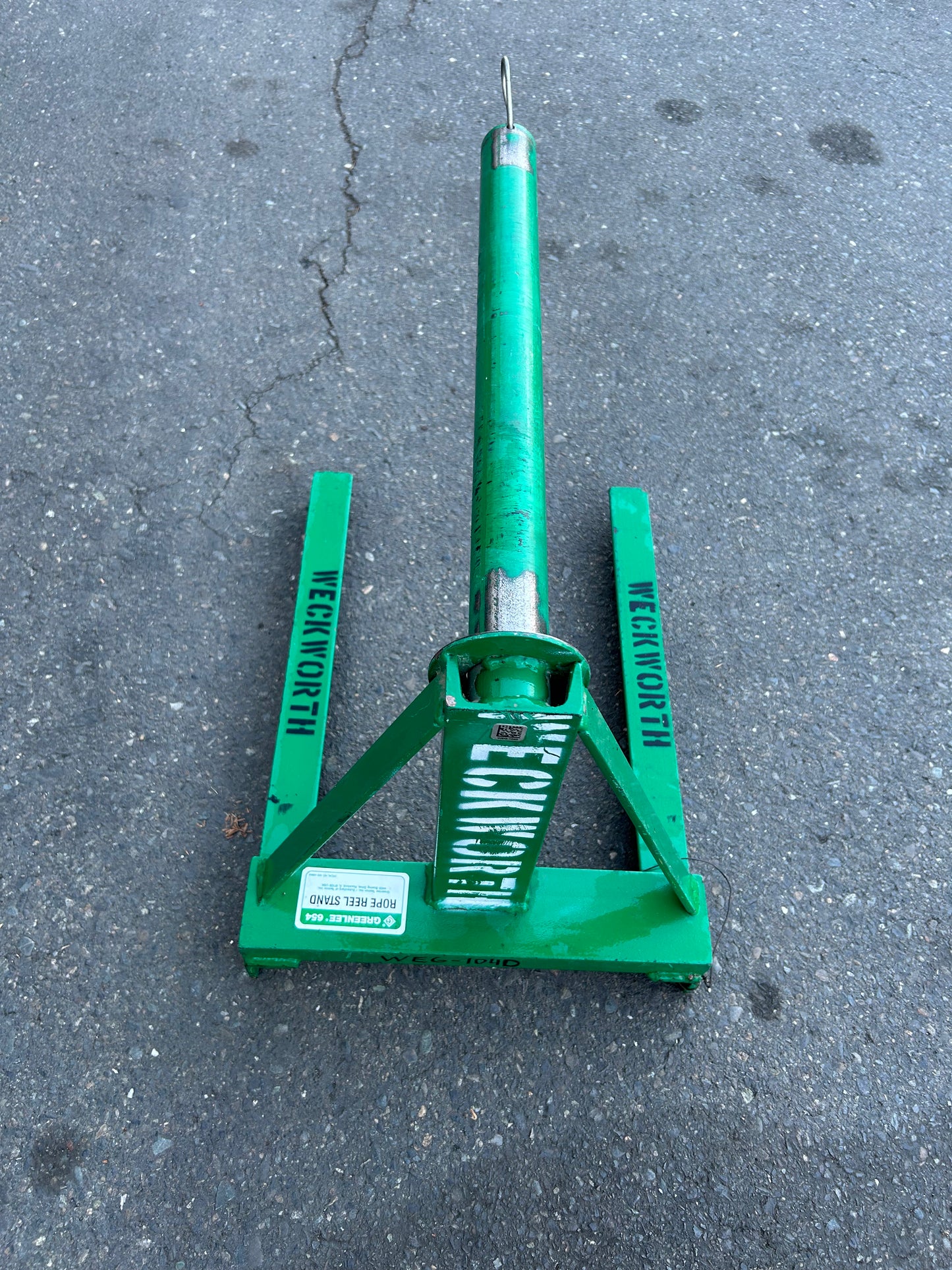 Greenlee 654 Rope Reel Stand