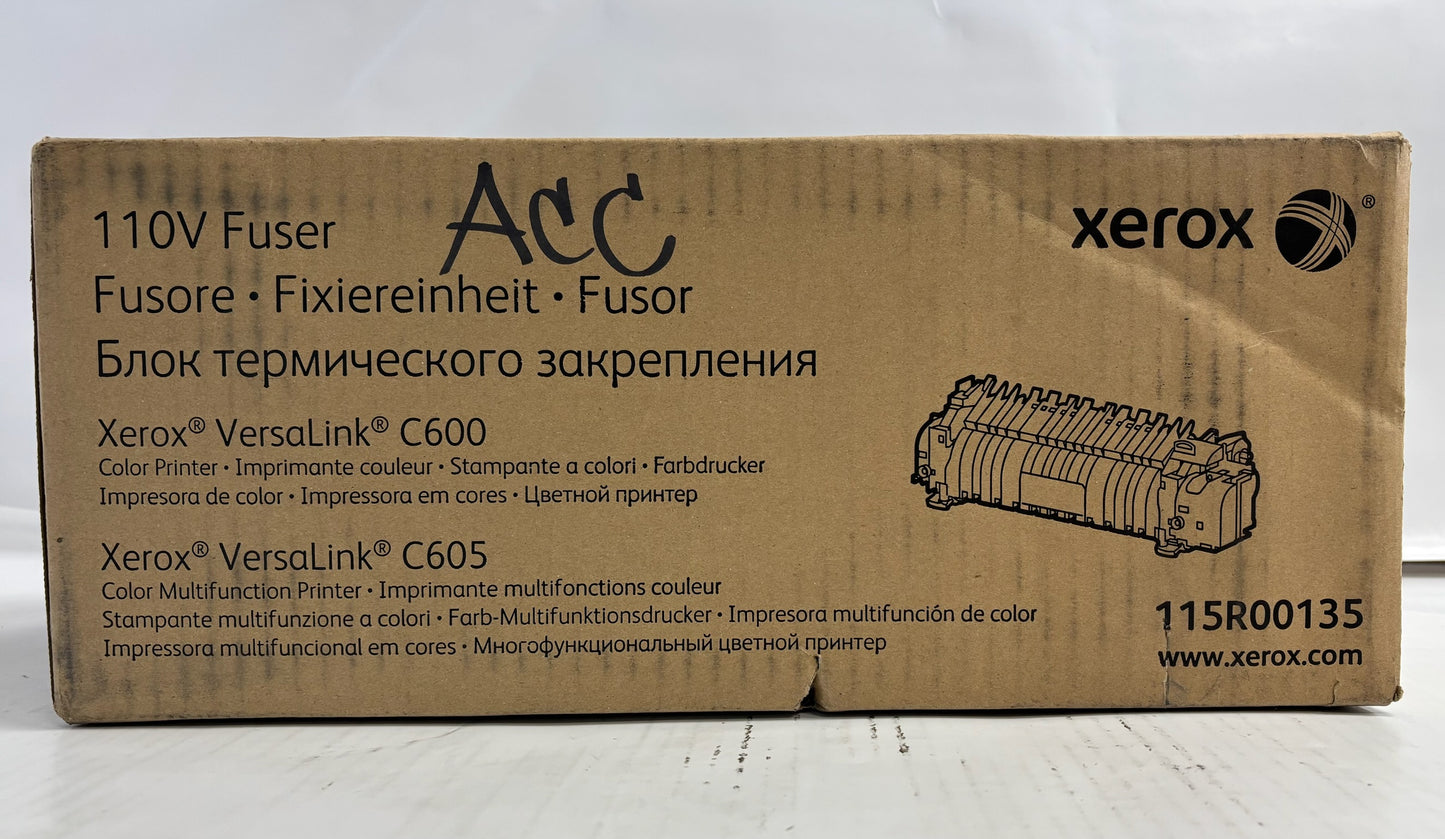 New Cosmetic Genuine Xerox VersaLink C600, C605 Fuser Unit 115R00135