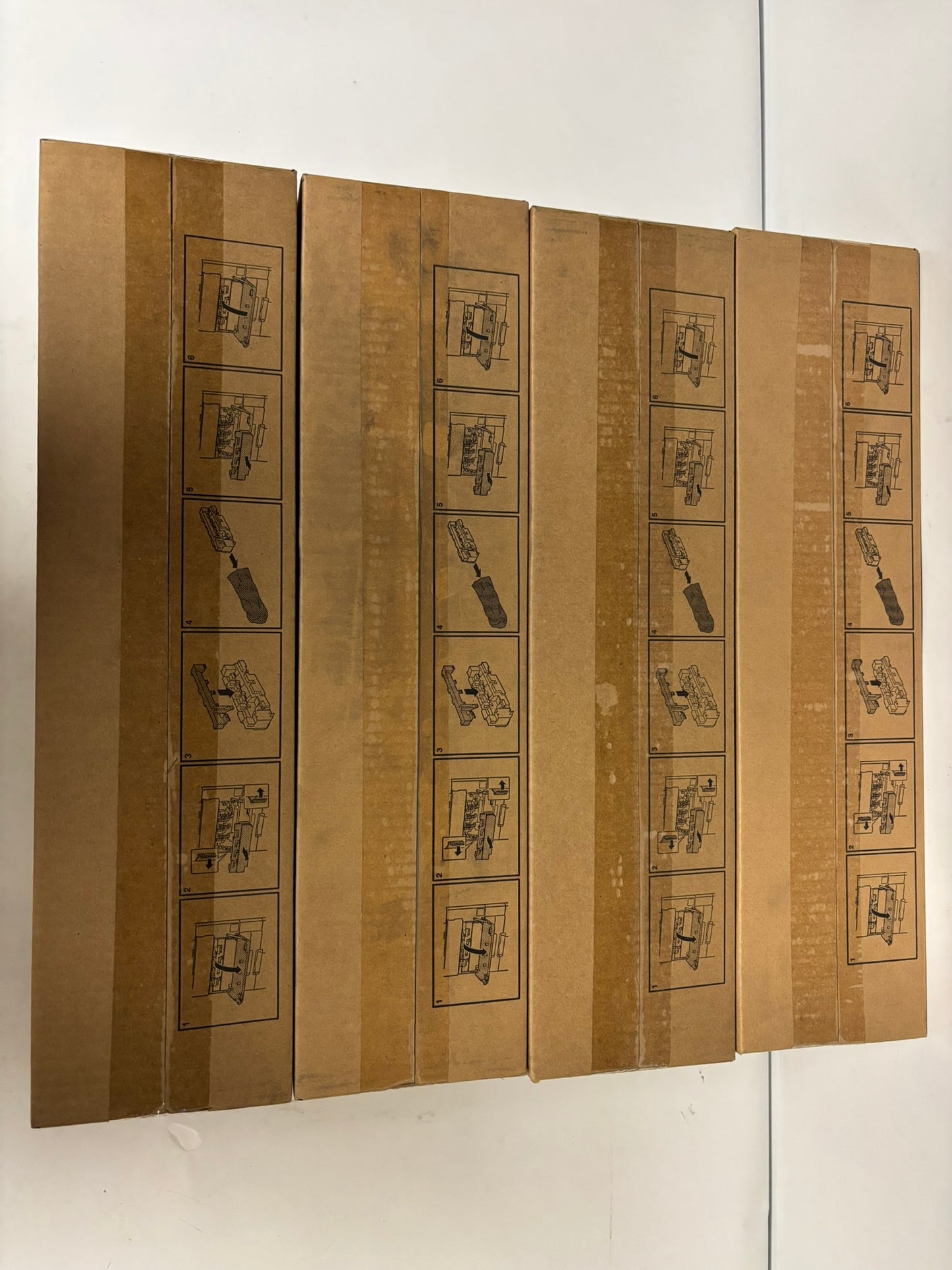 4 OEM Konica Minolta bizhub C452,C552,C652 Waste Toner Box A0XP-WY3 (A0XPWY1)