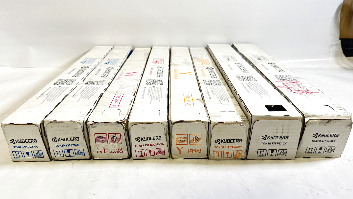 8 OEM Kyocera TASKalfa 5052ci,5053ci,6052ci,6053ci TK-8517 CMYK Toners