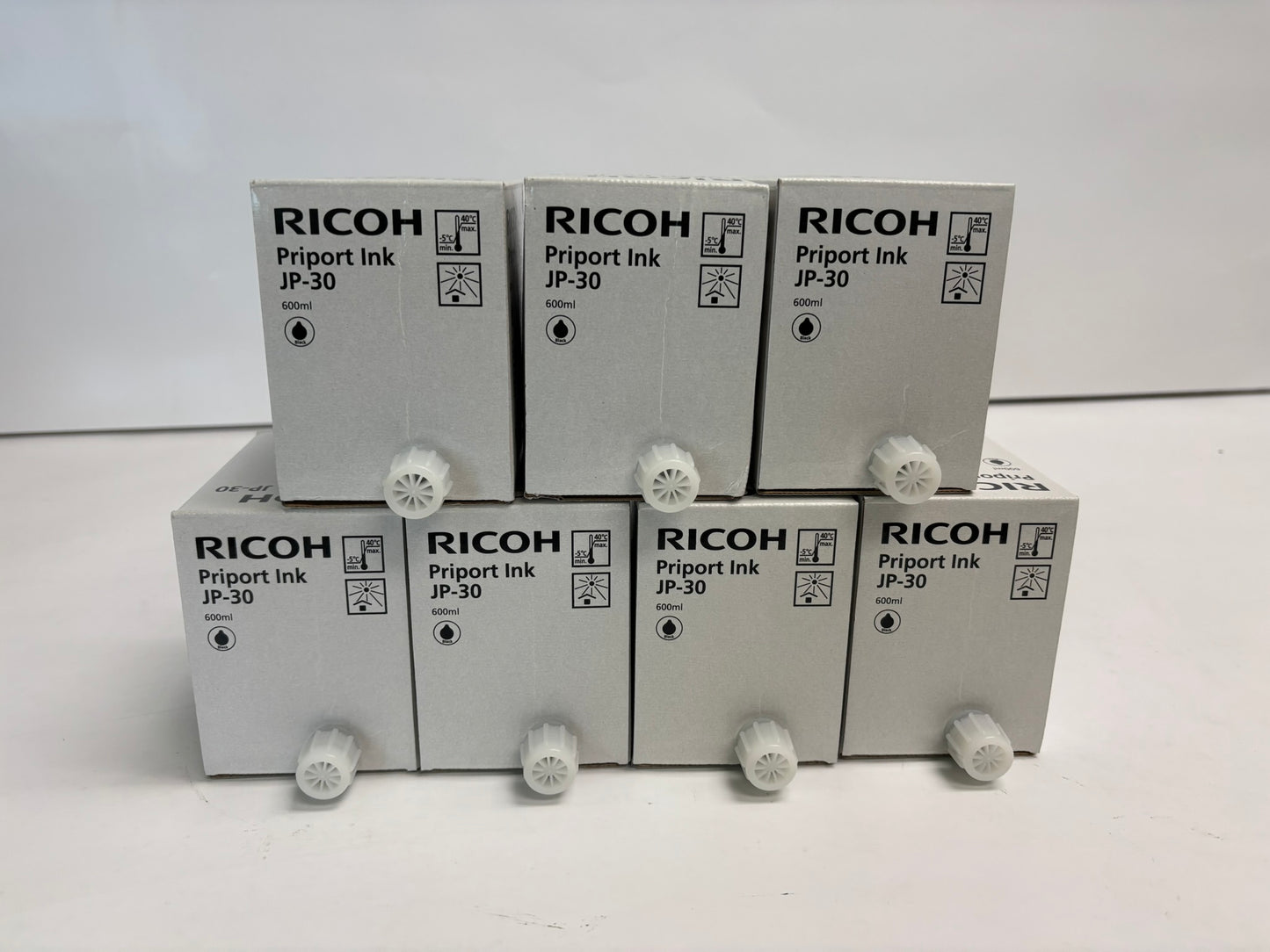 7 New OEM Ricoh DD3334,DX3340,DX3343,JP1235,JP3000 Priport Inks JP-30, 817113