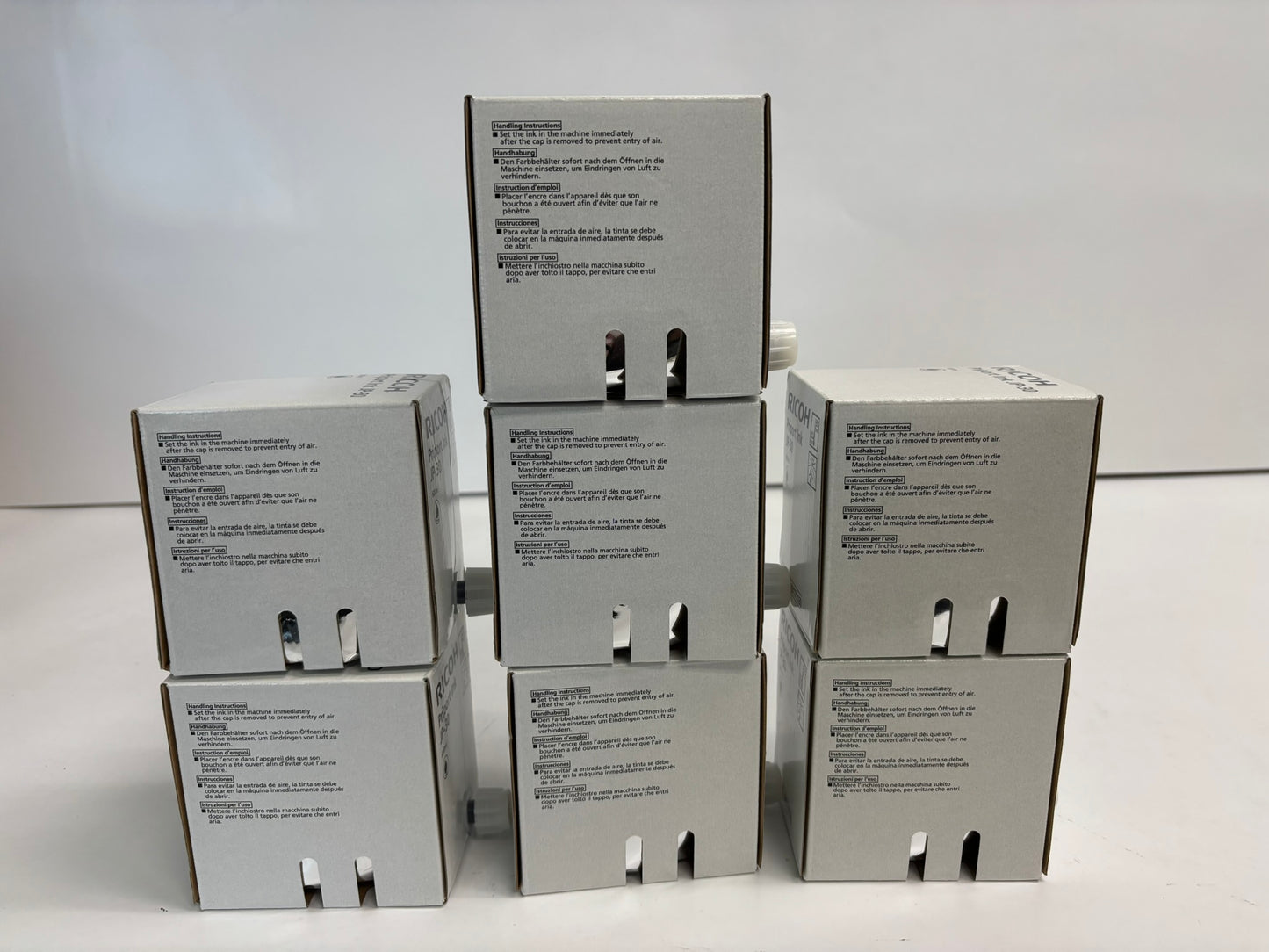 7 New OEM Ricoh DD3334,DX3340,DX3343,JP1235,JP3000 Priport Inks JP-30, 817113