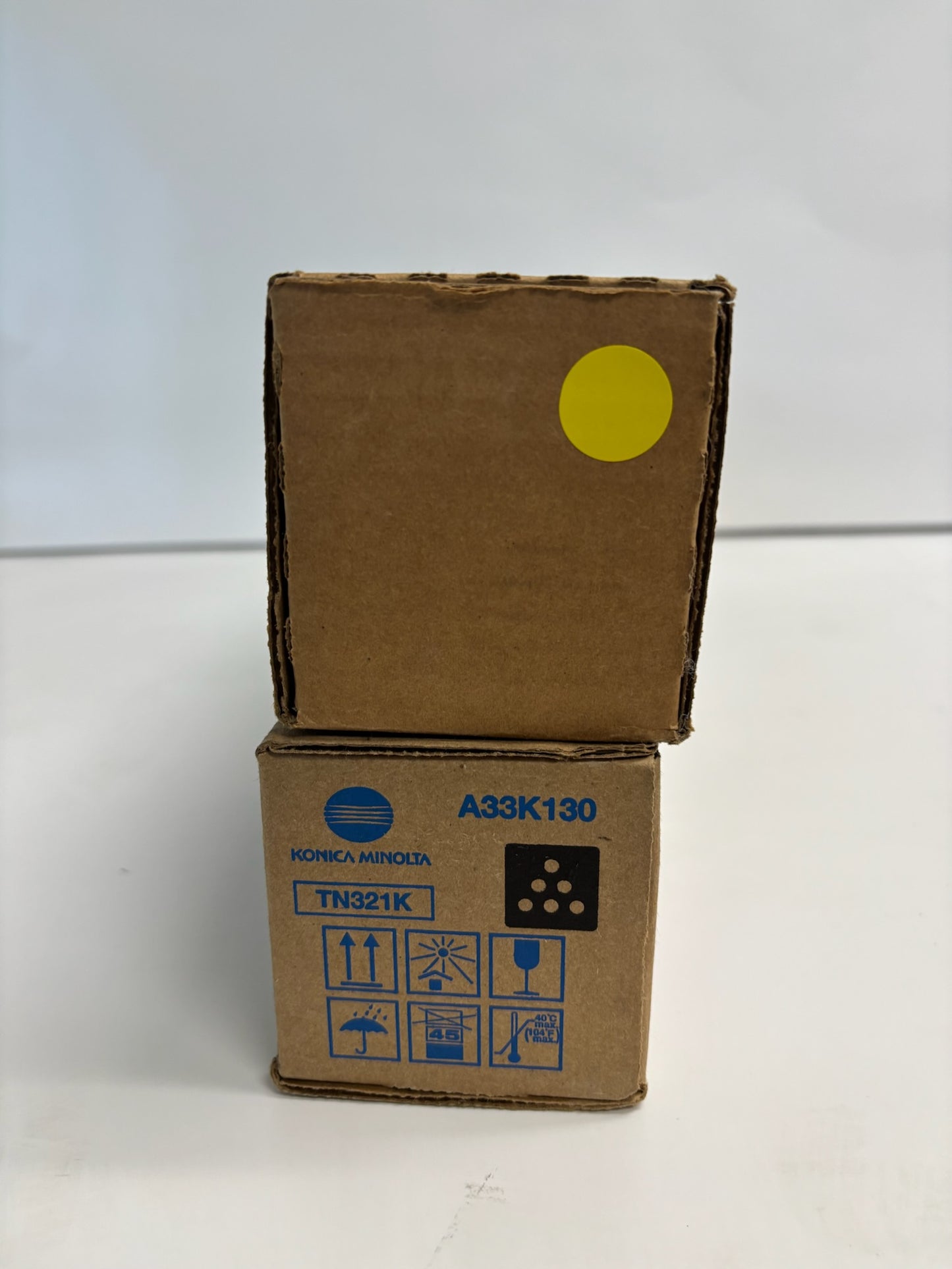 2 New OEM Konica Minolta Bizhub C224,C224e,C284 TN321AC & TN321K Toners