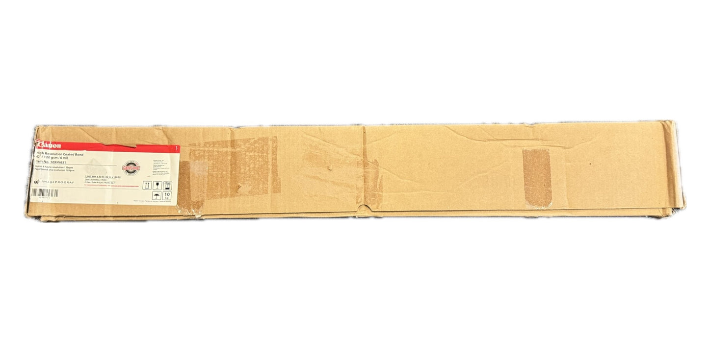 Canon High Resolution Coated Bond Paper 1099V651 (120gsm, 6mil, 42 in x 100 ft, 2"core)