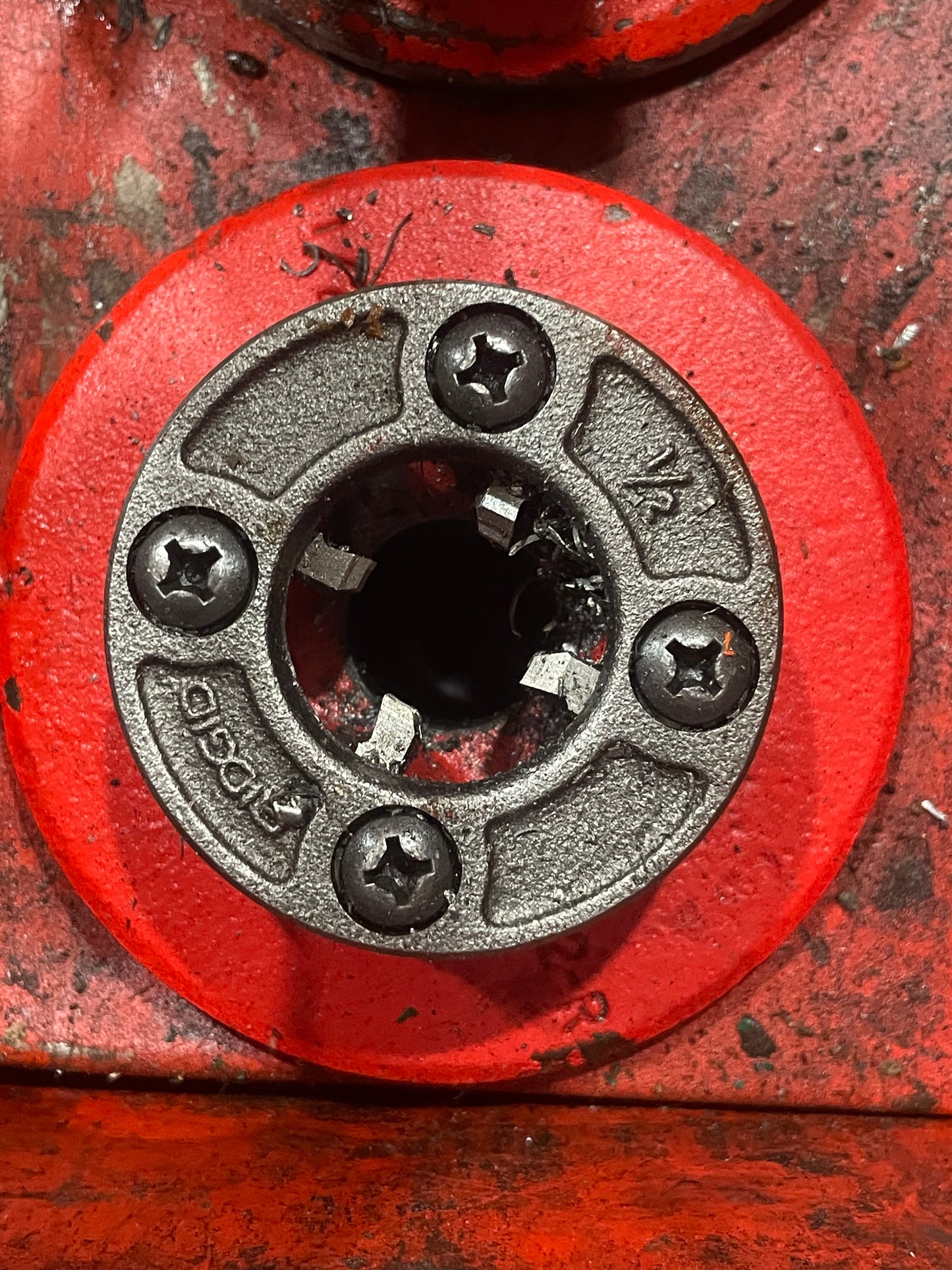 Ridgid 700, Power Drive Pipe Threader w/ 1/2" to 2" NPT Die Heads
