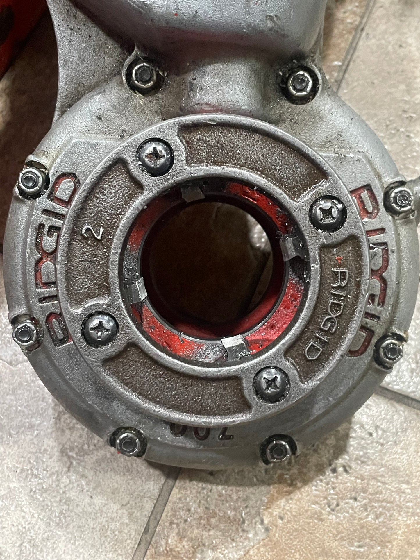 Ridgid 700, Power Drive Pipe Threader w/ 1/2" to 2" NPT Die Heads