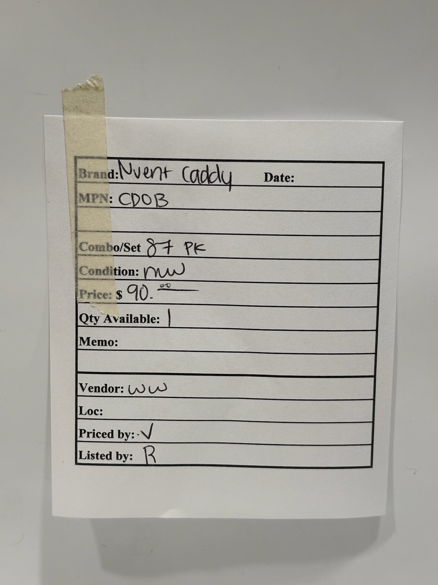 87 PK nVent Caddy CD0B Conduit Hanger (With Bolt Attached)