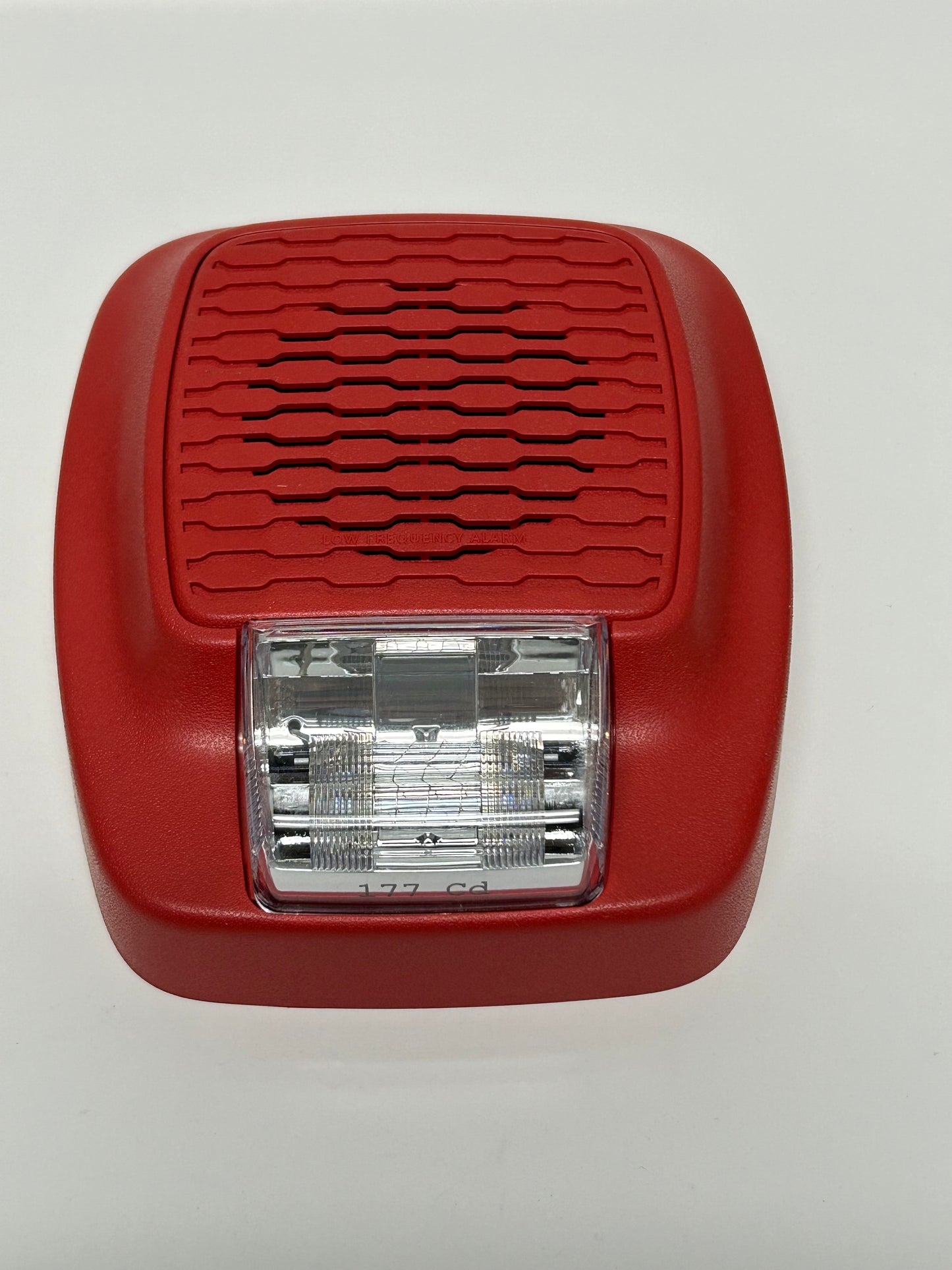 No Box Potter Electric Signal Co. LFHS-177R LOW FREQ HORN/STROBE 177CD RED 24VDC