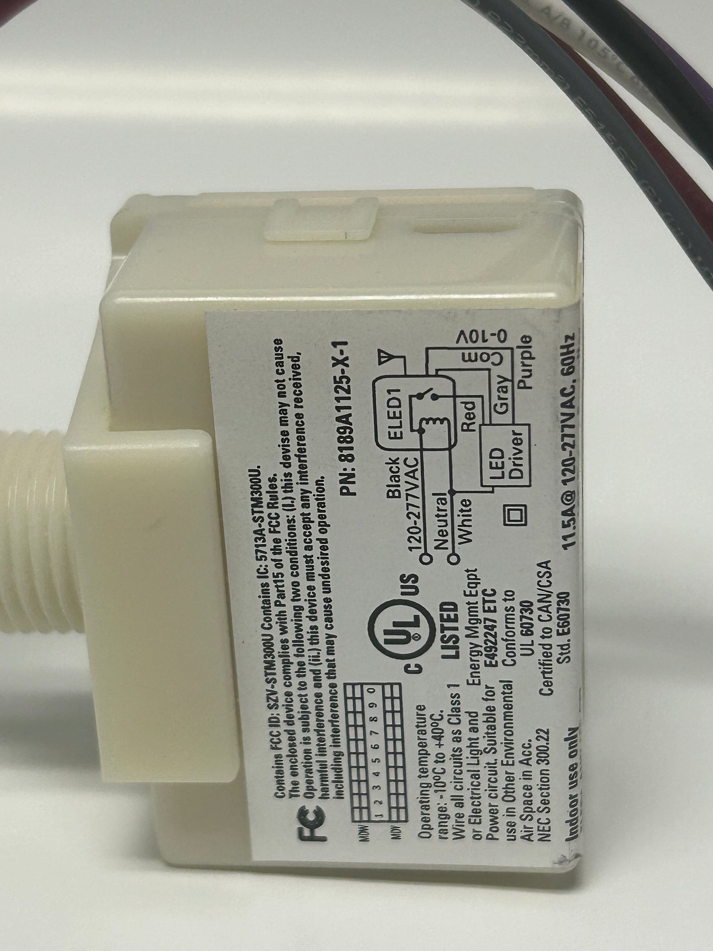 Echo Flex Solutions Led Fixture Controller Part# 8189A1125-x-1 (no box)