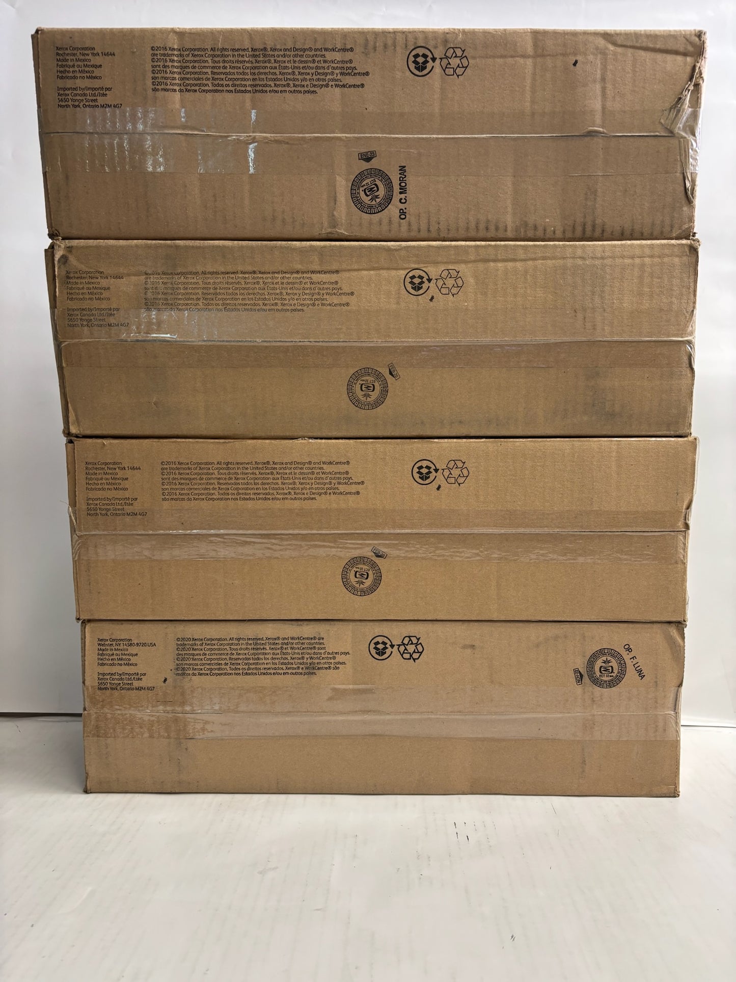 4 New OEM Xerox WC7120,7125,7220,7225 CMMK Drum 013R00657,659,660 (No Yellow)