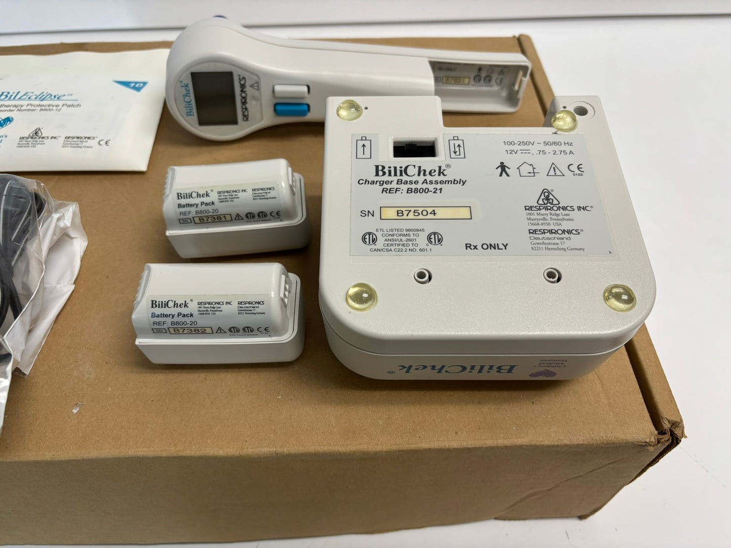 New BiliChek Non-Invasive Bilirubin Analyzer B800 Jaundice Assessment Device