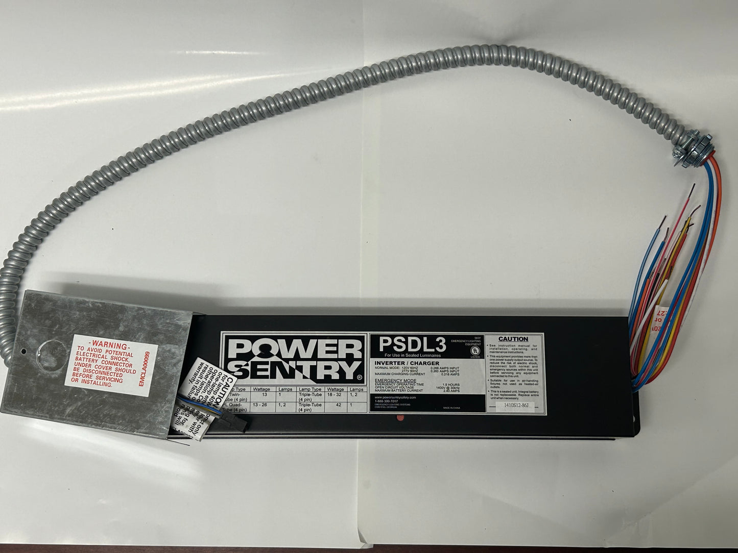 POWER SENTRY AccuPRO PSDL3 Black, 20-gauge steel