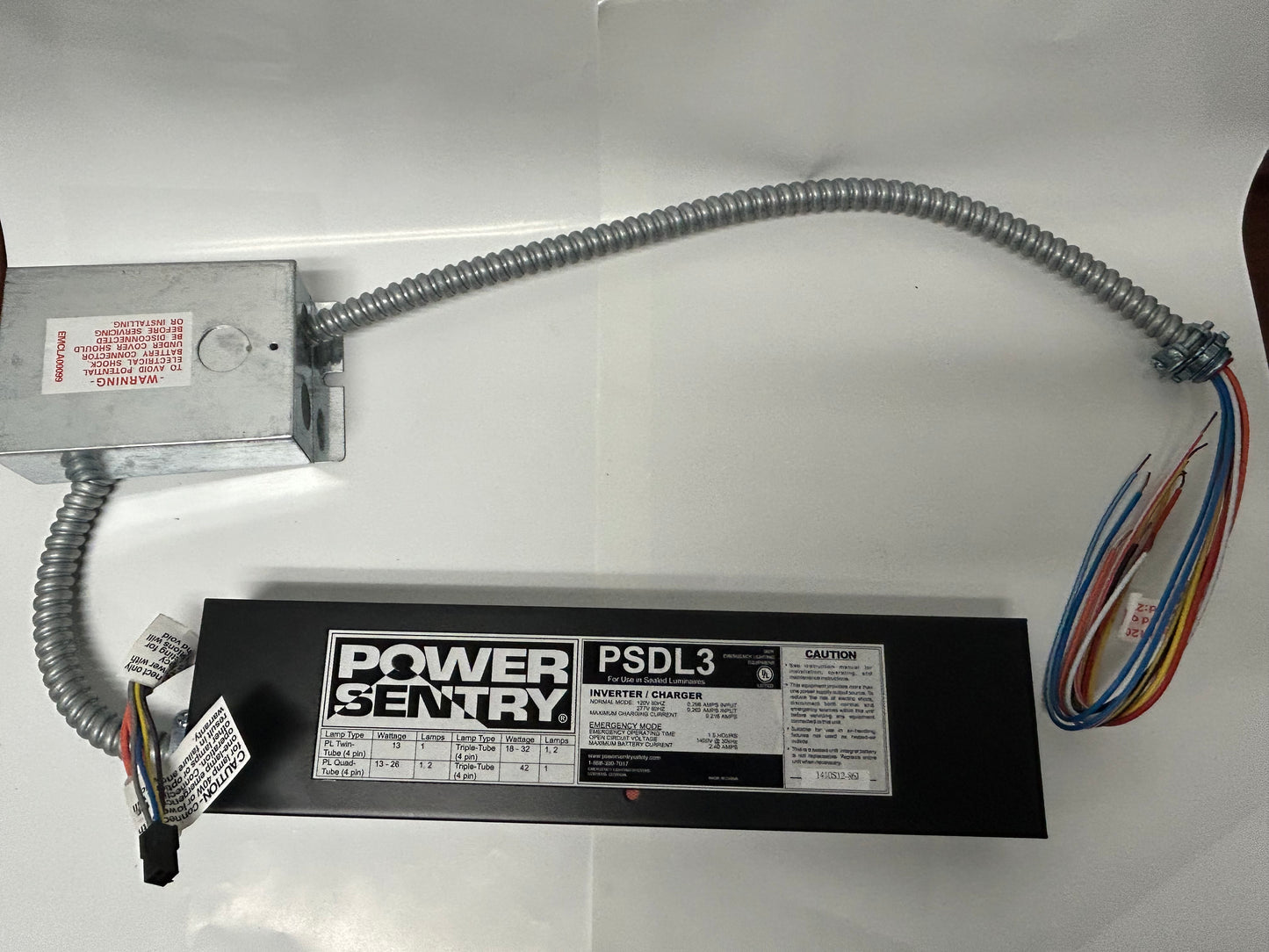 POWER SENTRY AccuPRO PSDL3 Black, 20-gauge steel