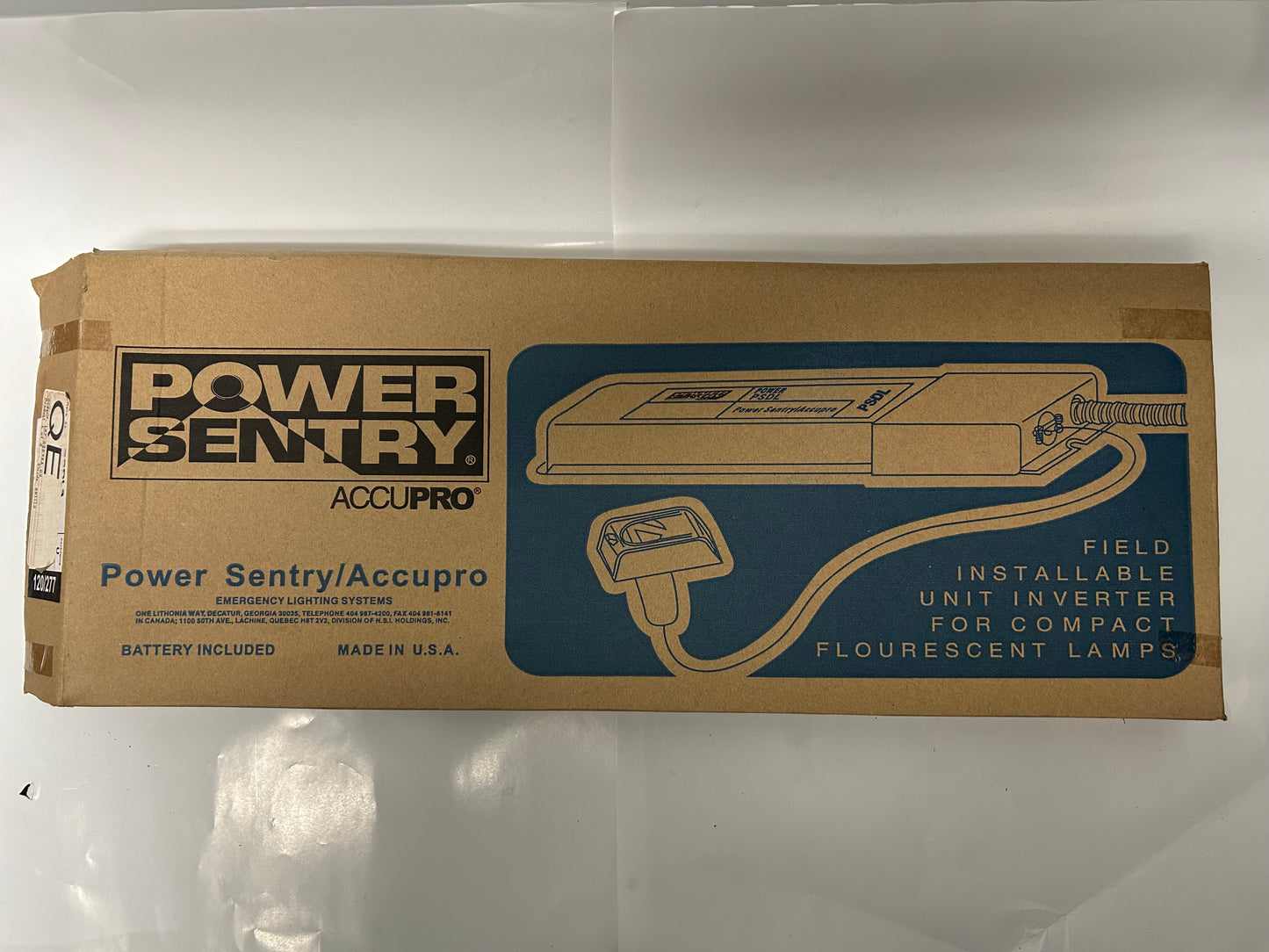 POWER SENTRY AccuPRO PSDL3 Black, 20-gauge steel