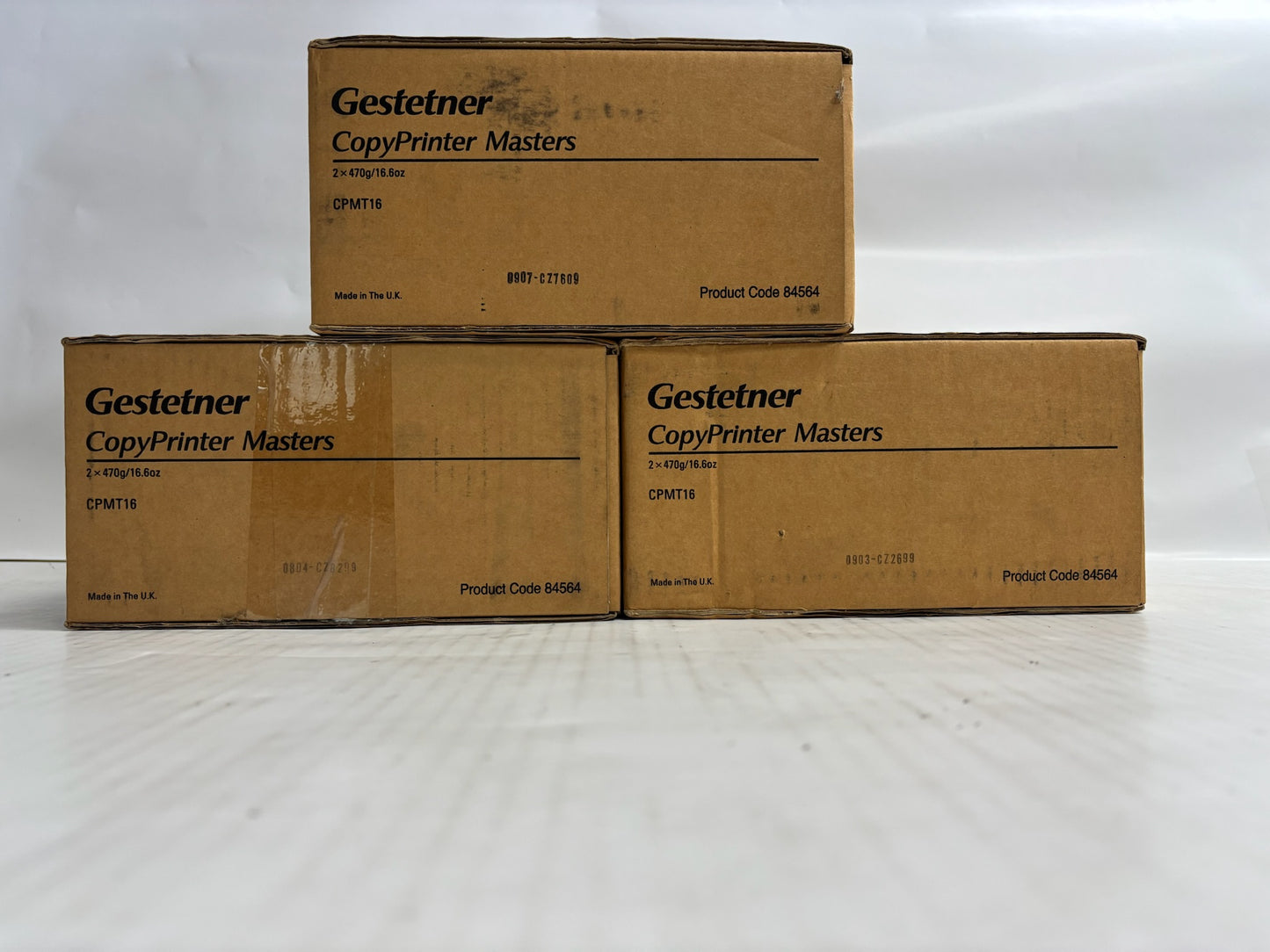 3 New Genuine Gestetner LDD-020 Master Rolls CPMT16, 817536 (Same Day Shipping)