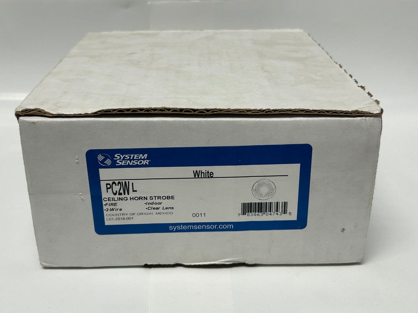 System Sensor PC2WL Horn Strobe, Ceiling Mount