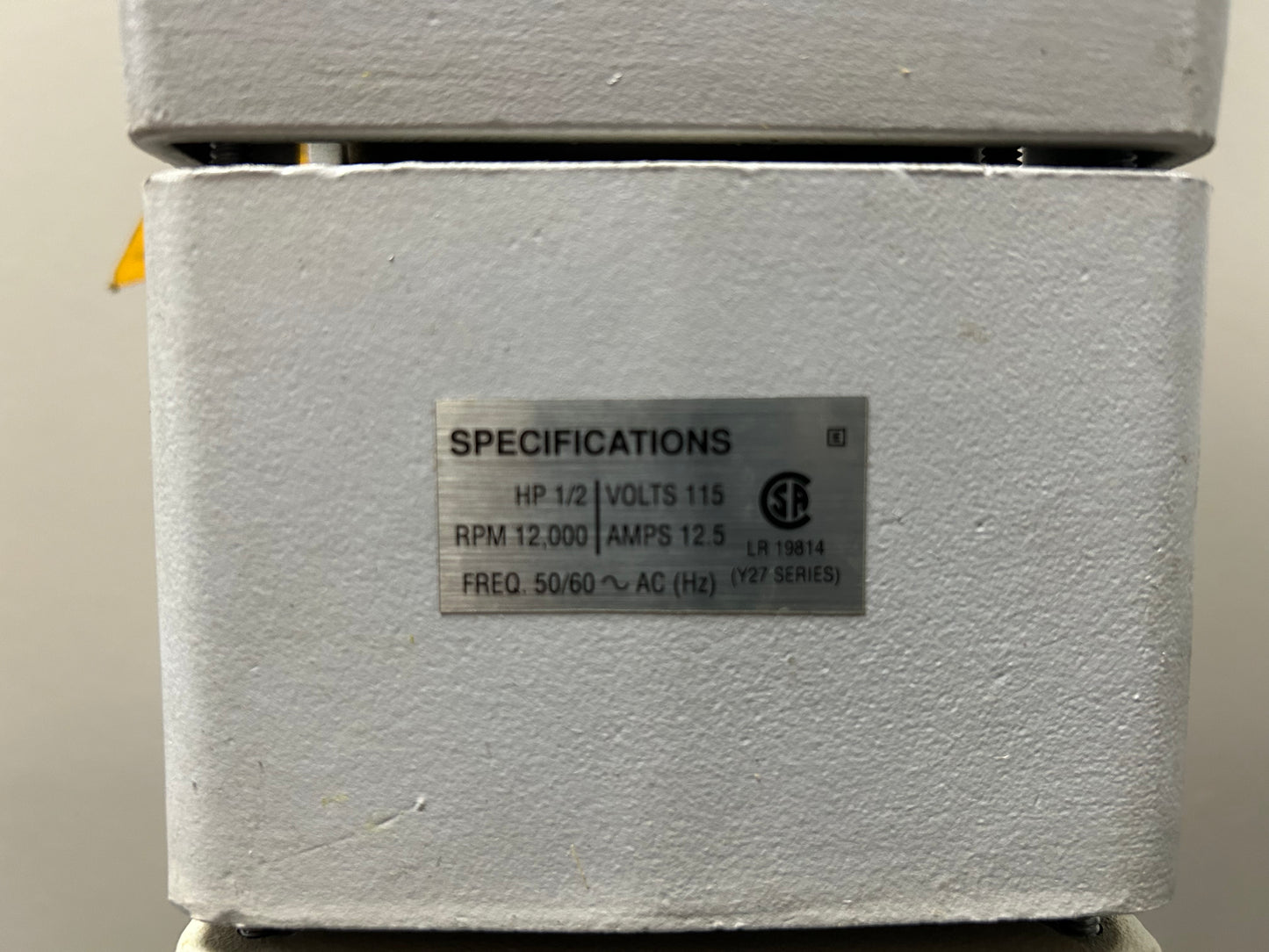 BURNDY EPP 10 Hydraulic Pump 10,000 psi Max. Op Pressure 18 cu in/min 115V AC