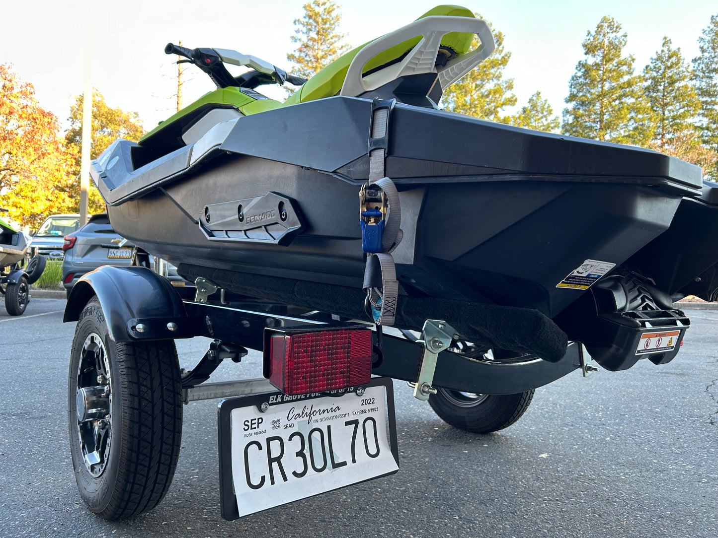 2023 Sea-Doo Spark 3-up 90HP Jetski 27HRS of use with MOVE 1250 Trailer and more