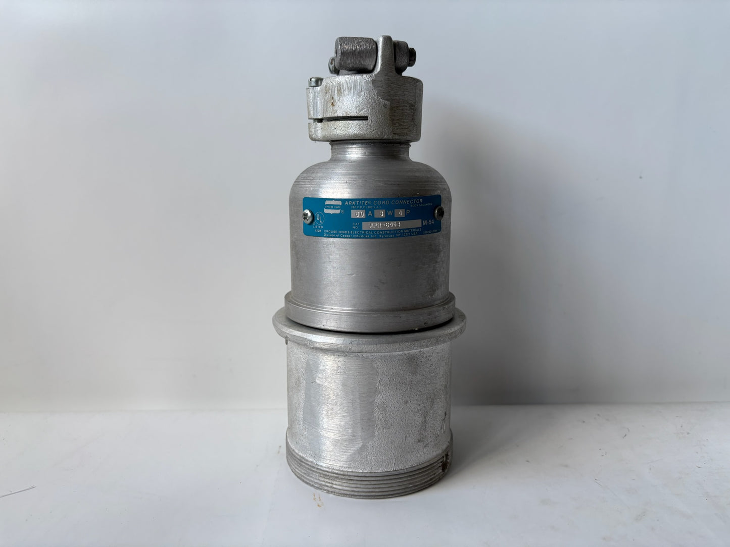 Crouse Hinds APR-6463 Cord Connector Body Grounded M-54 60A, 3W, 4P