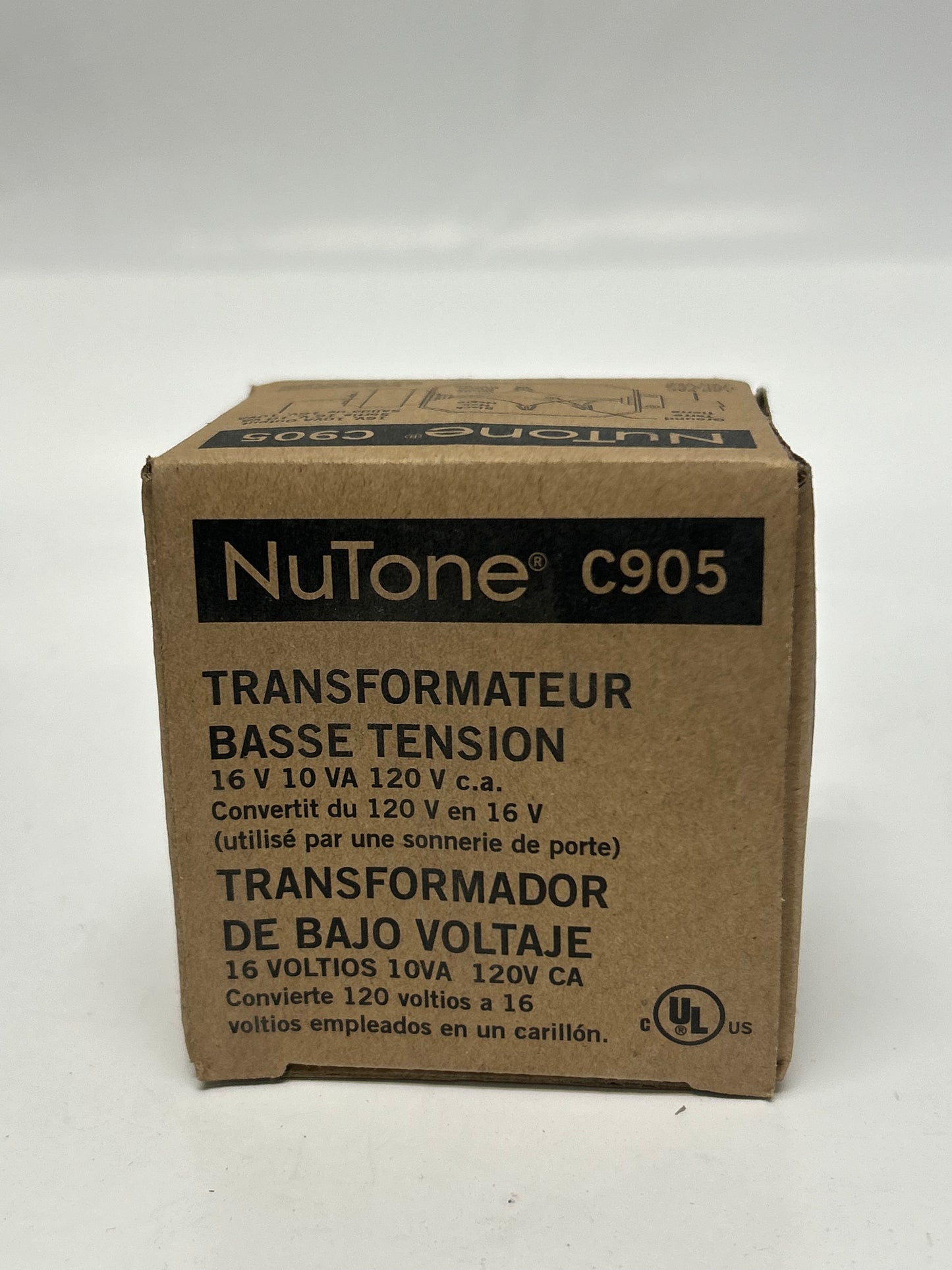 NuTone c905 Low Voltage Transformer 16Vol 10VA 120V AC (lot of 4)
