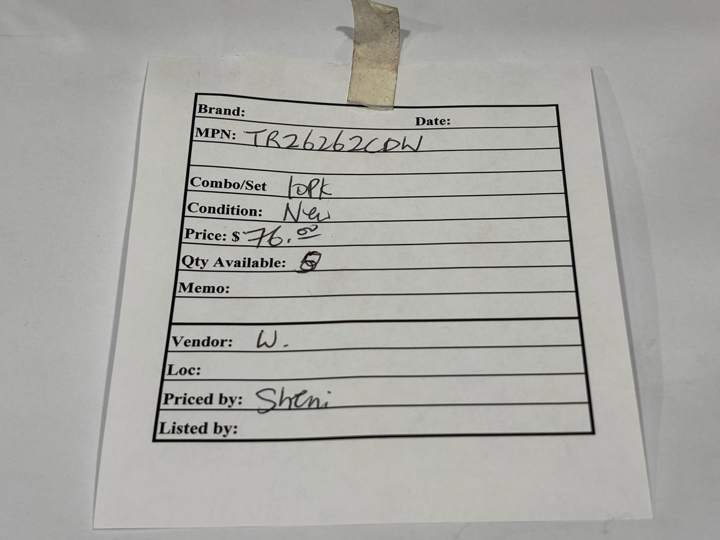 New 10 PK Legrand TR26262CDW Tamper-Resistant Duplex Receptacle, 15A, 125V, White
