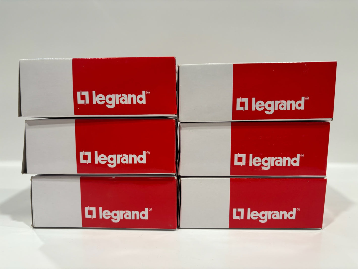 New 6 PC Legrand 1597TRGRY Gray 15A TR GFCI Outlet, Self-Test