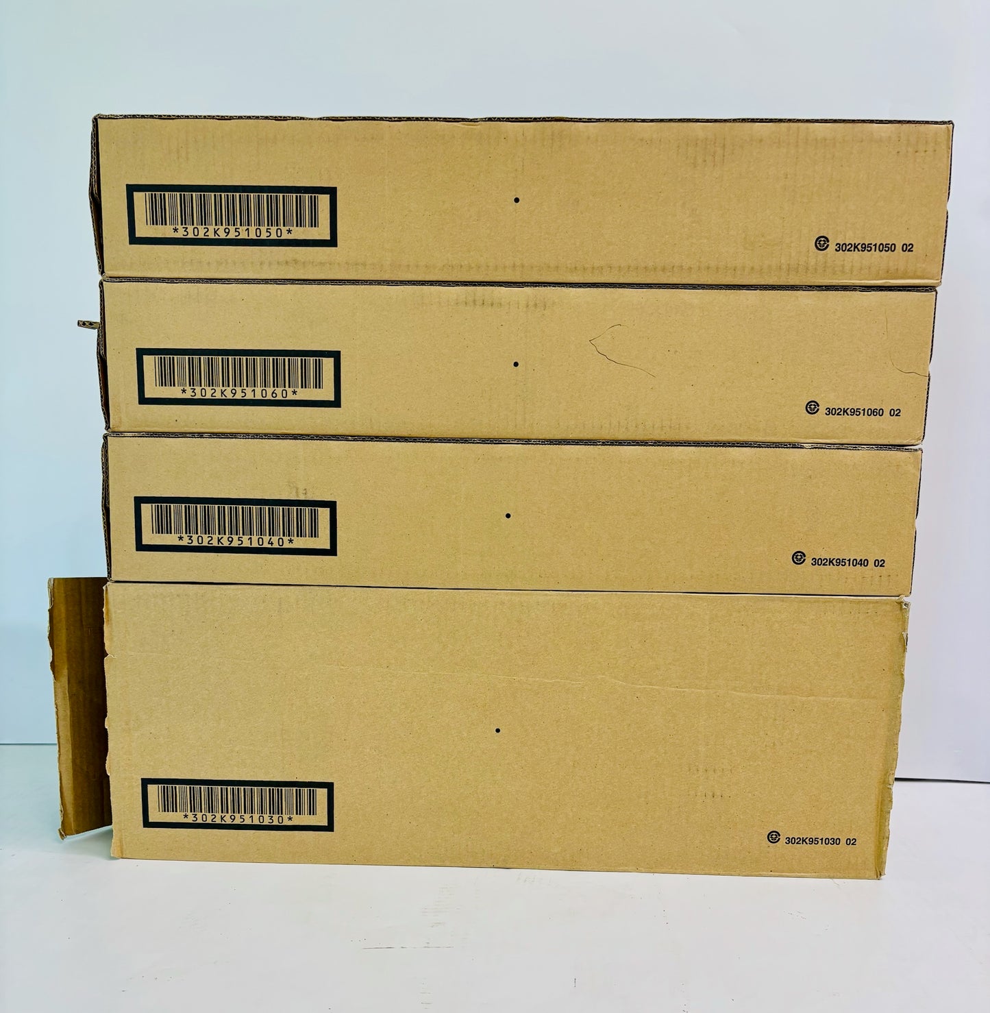 4 Open OEM Kyocera TASKalfa 6550ci, 6551ci Cyan, Mag., Yellow & Black Toner TK-8707