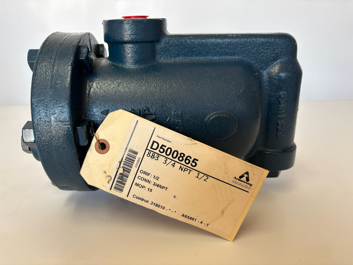 New Armstrong D500865 Inverted Bucket Trap w/ Strainer 3/4"