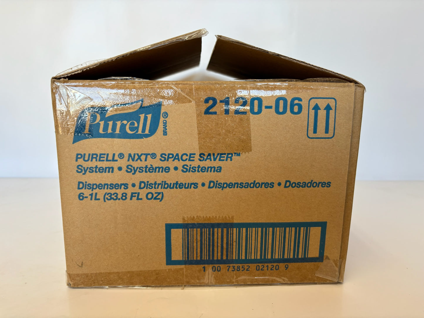 New 6PK Purell 2120-06 Push Style Hand Sanitizer Dispenser, 1000mL