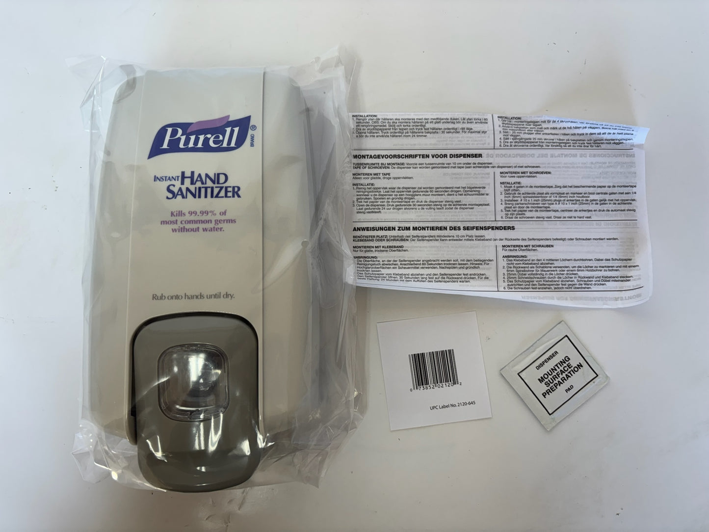 New 6PK Purell 2120-06 Push Style Hand Sanitizer Dispenser, 1000mL