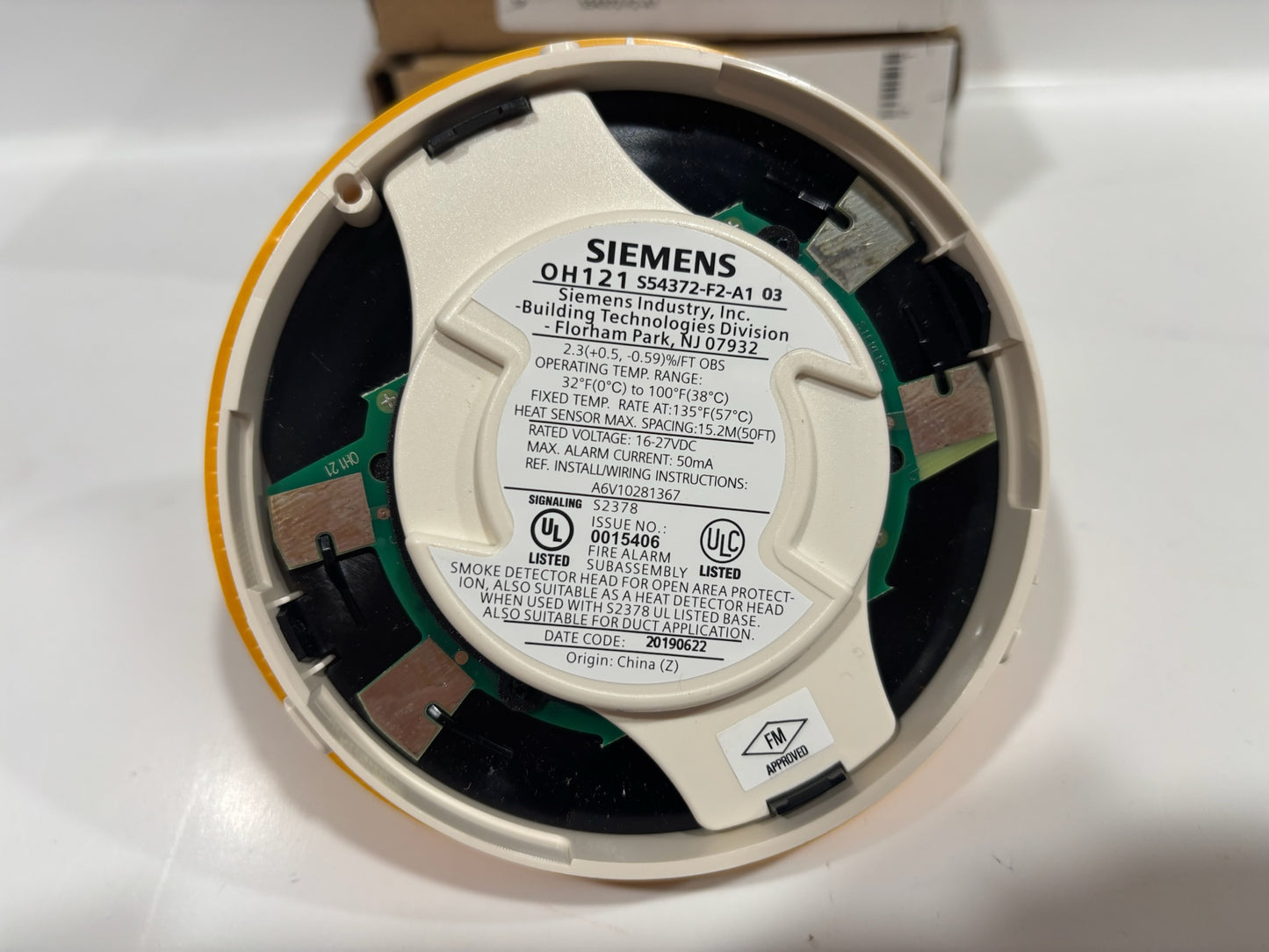 New 2PC Siemens OH121 Multi-Conventional Photo Smoke/ Thermal Detector