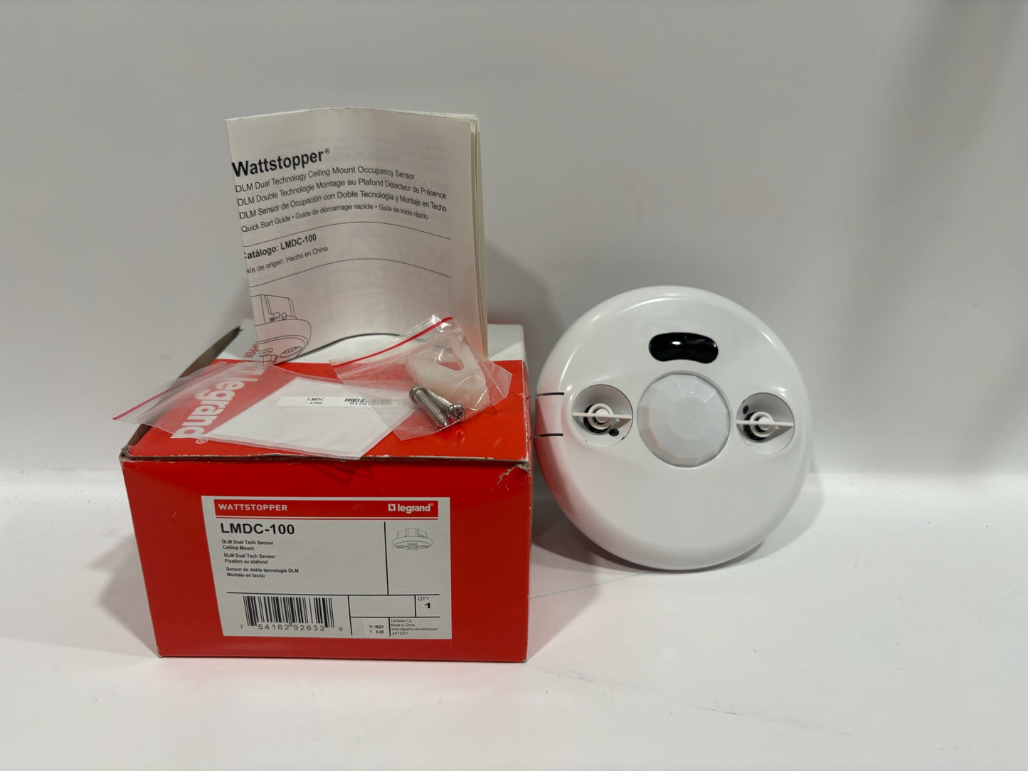 New Legrand LMDC-100 DLM Dual Tech Sensor Ceiling Mount