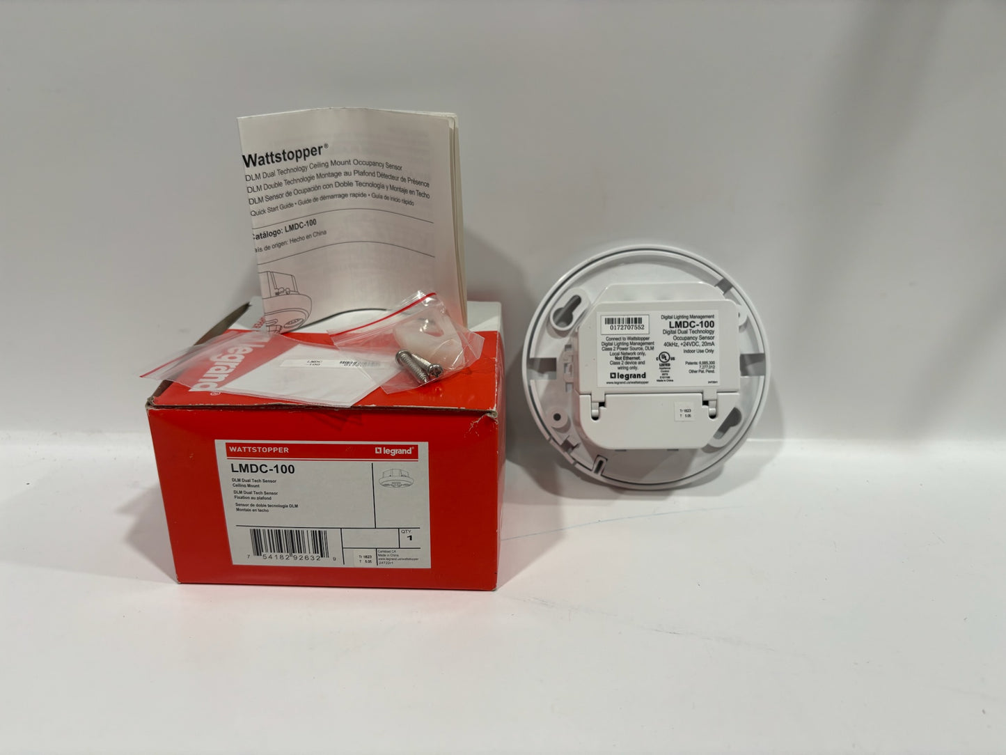 New Legrand LMDC-100 DLM Dual Tech Sensor Ceiling Mount