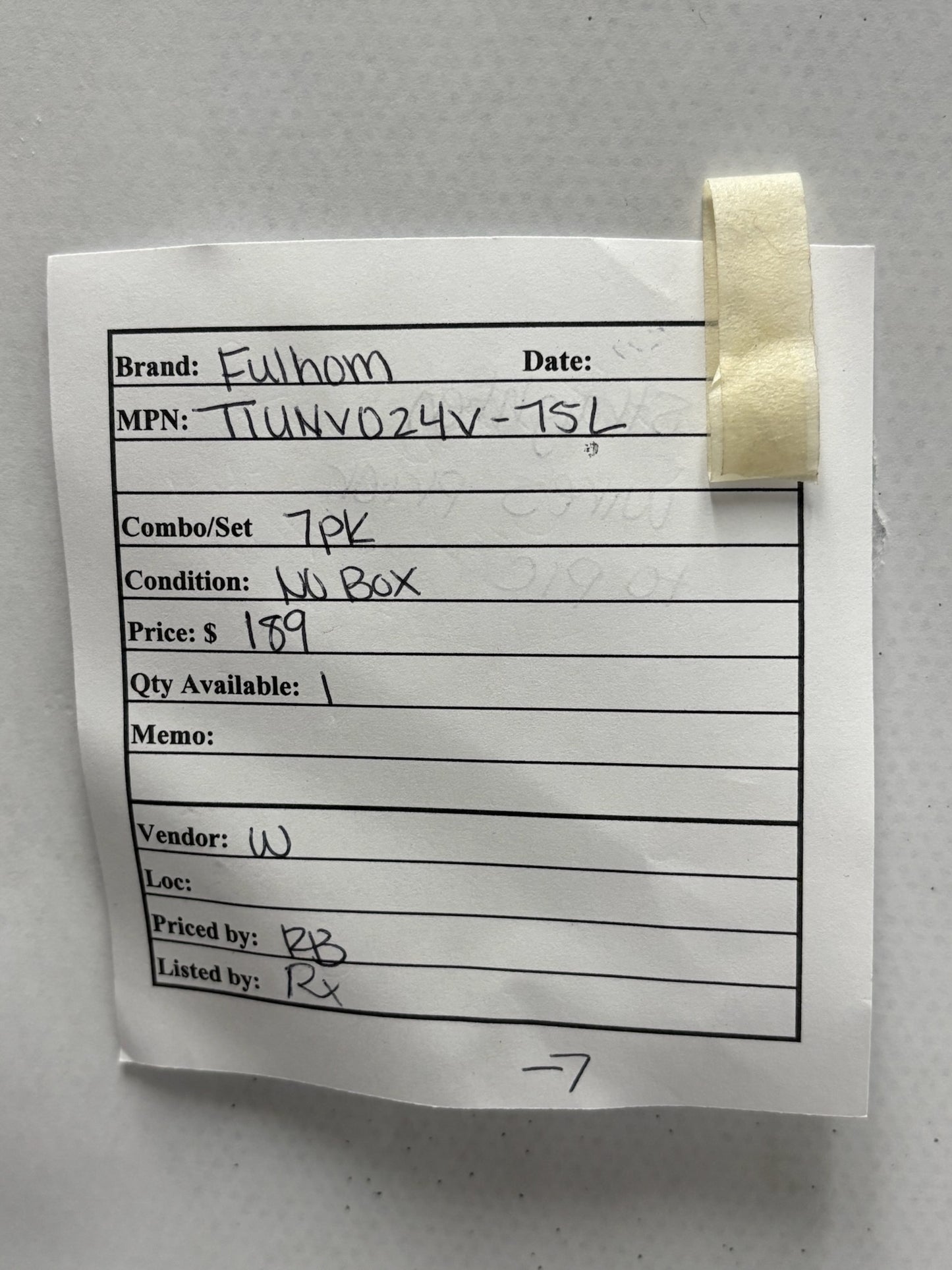 7 Pk Fulham T1UNV024V‑75L 75W Constant Voltage LED Driver