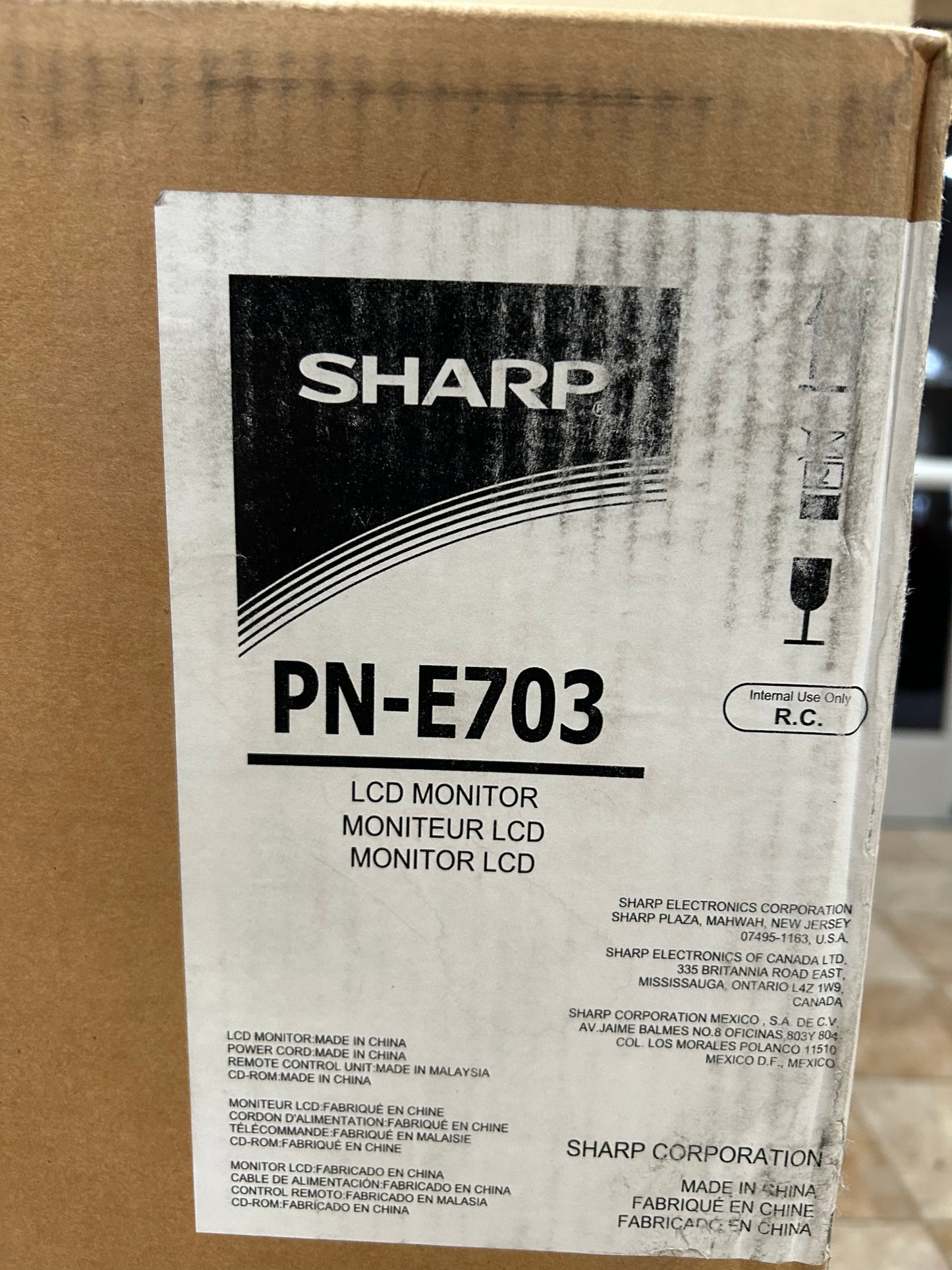 Sharp PN-E703 70"-Class Full HD Commercial LED Monitor