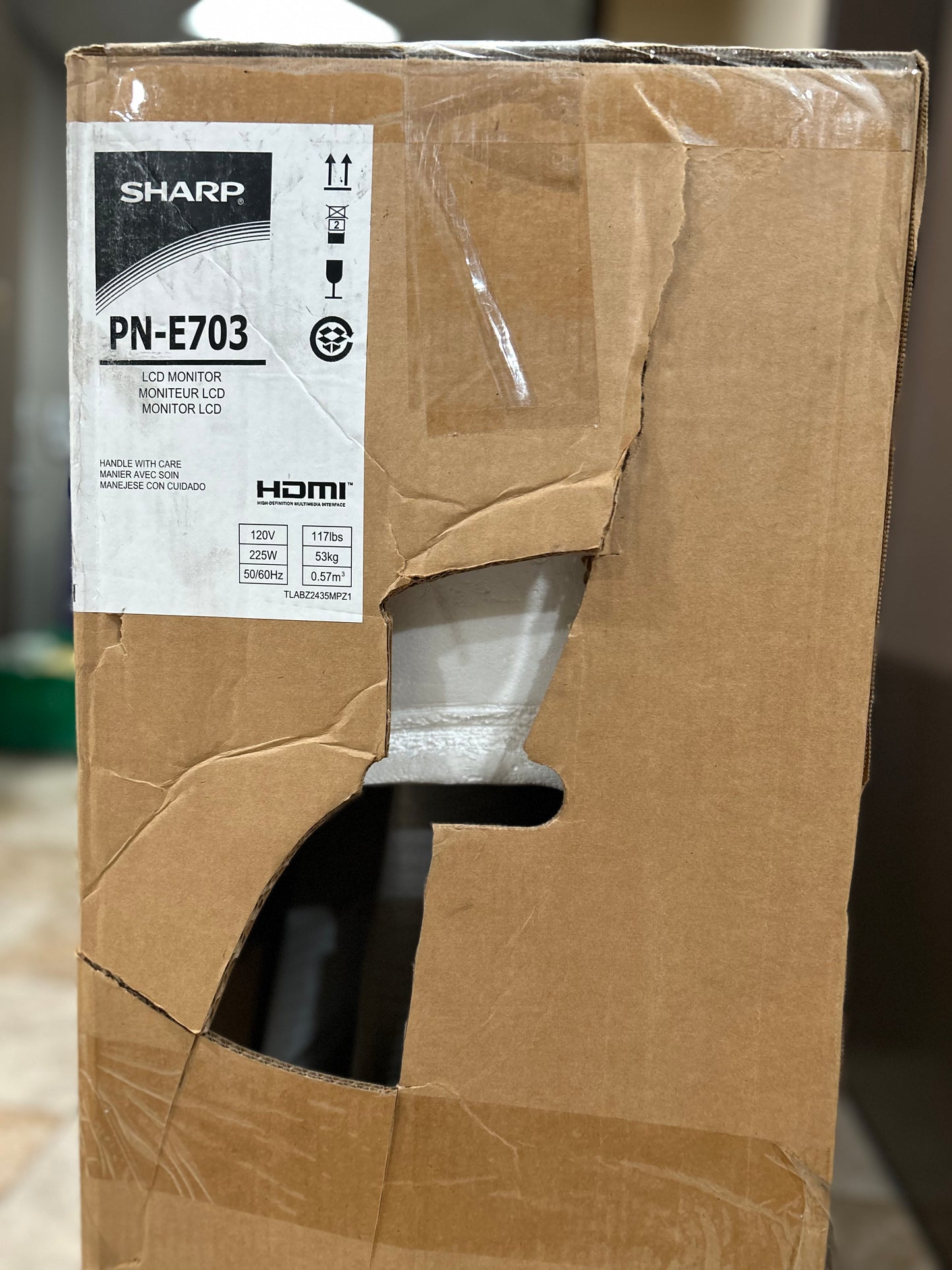 Sharp PN-E703 70"-Class Full HD Commercial LED Monitor