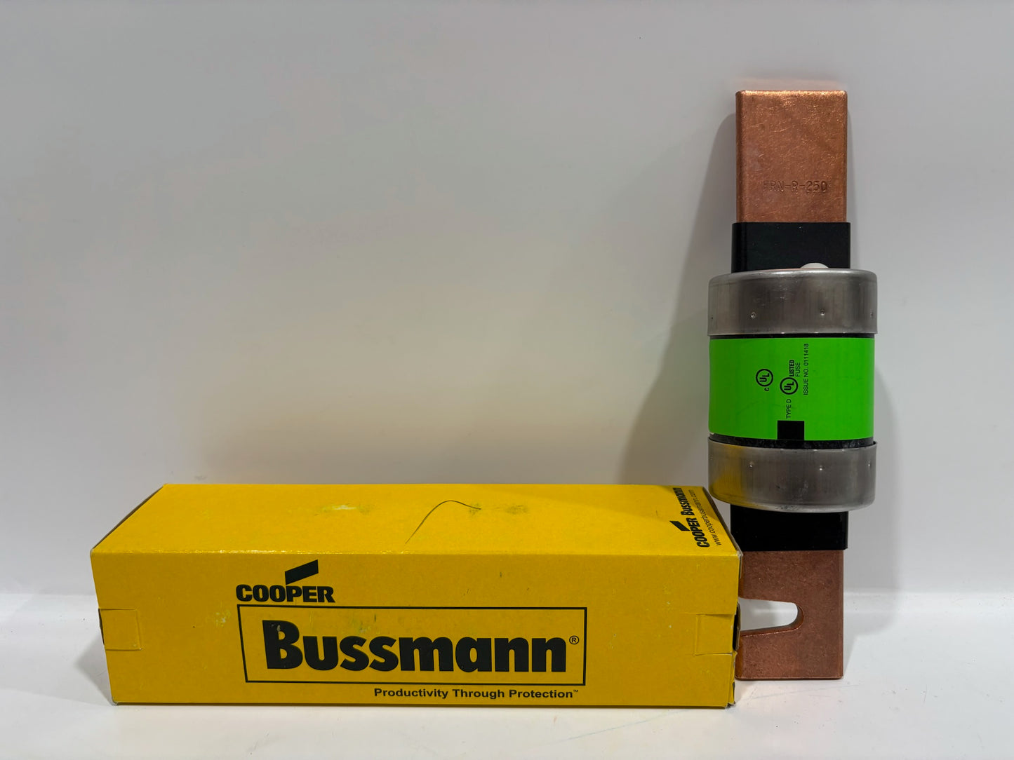 New Eaton Bussman FRN-R-250 Time-Delay Fuse, Class RK5 - 250A 250V