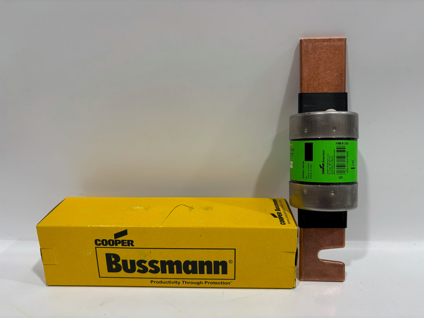 New Eaton Bussman FRN-R-250 Time-Delay Fuse, Class RK5 - 250A 250V