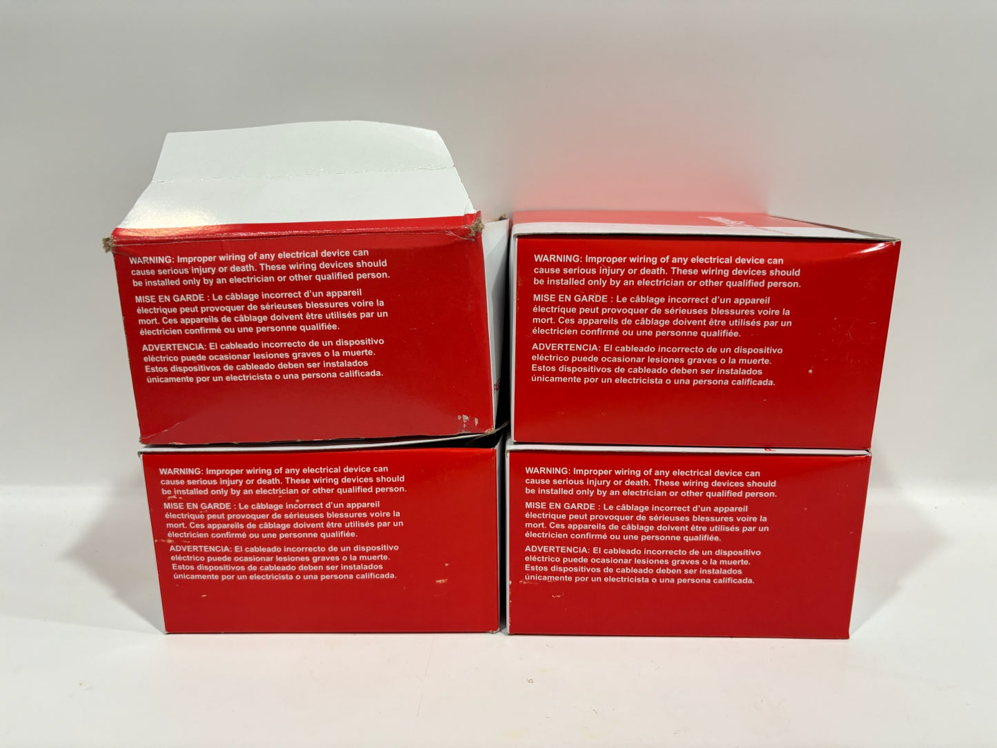 New 100PC Legrand TP26-W 1-Gang Nylon Wall Plate, 1 Decorator Opening