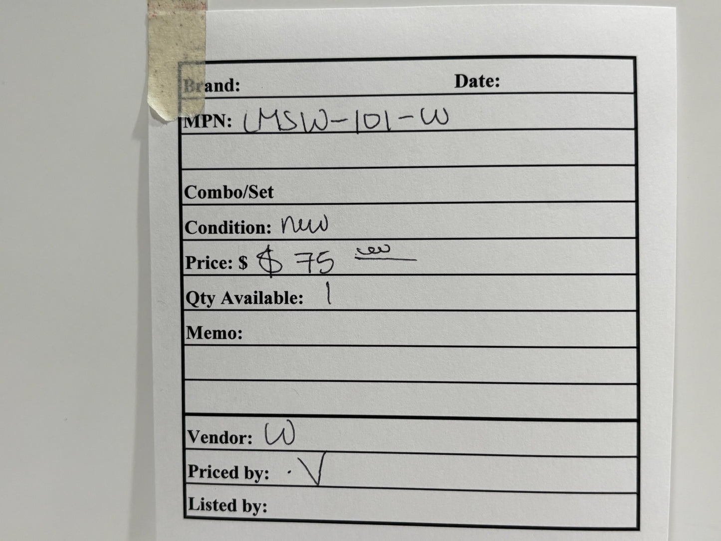 New Legrand LMSW-101-W DLM Switch, 1 Button with Infrared