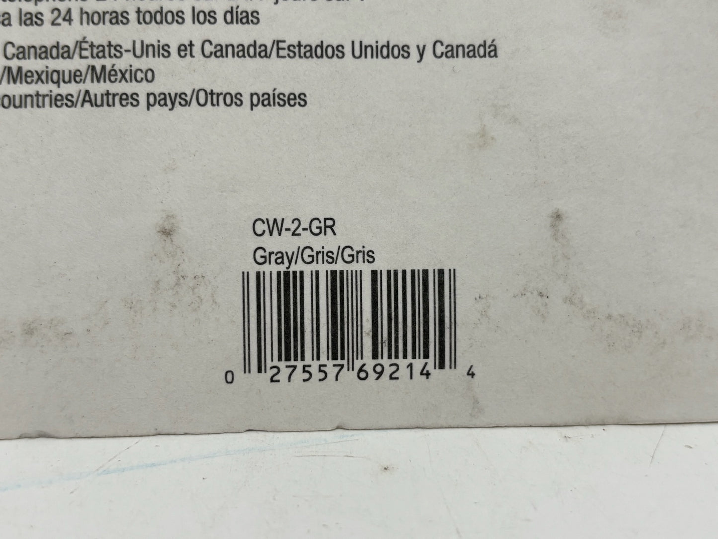 New 7PK Lutron CW-2-GR Screwless 2-Gang Designer wallplate