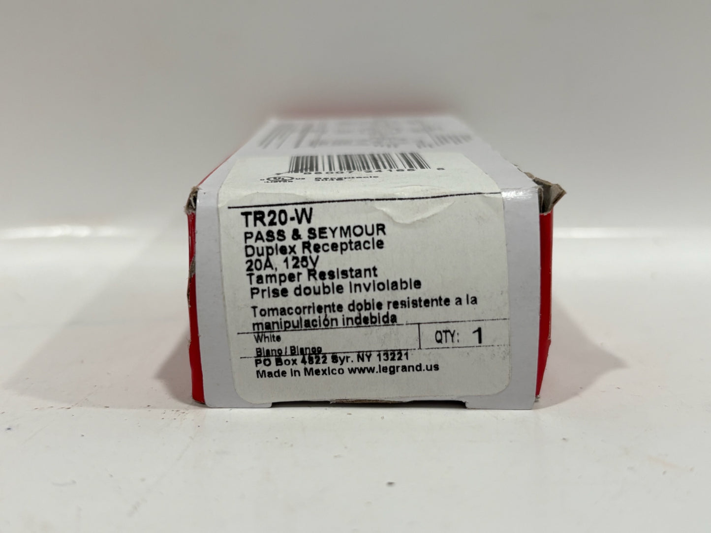 New 10PK Legrand TR20-W Tamper Resistant Duplex Receptacle 20A-125V